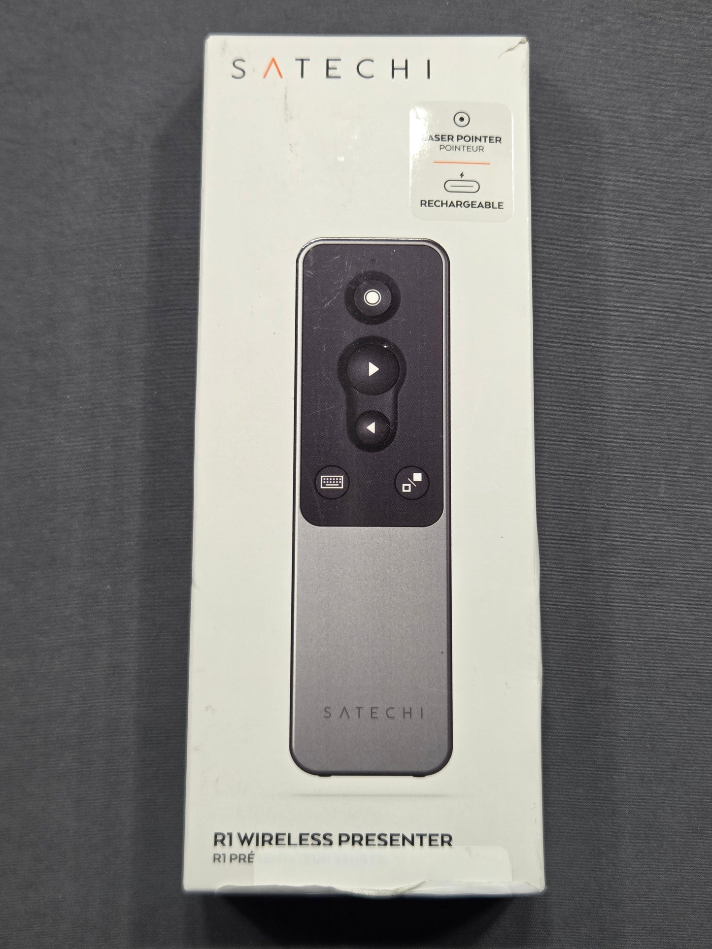 Satechi R1 Wireless Bluetooth Presenter Remote w/ Laser Pointer