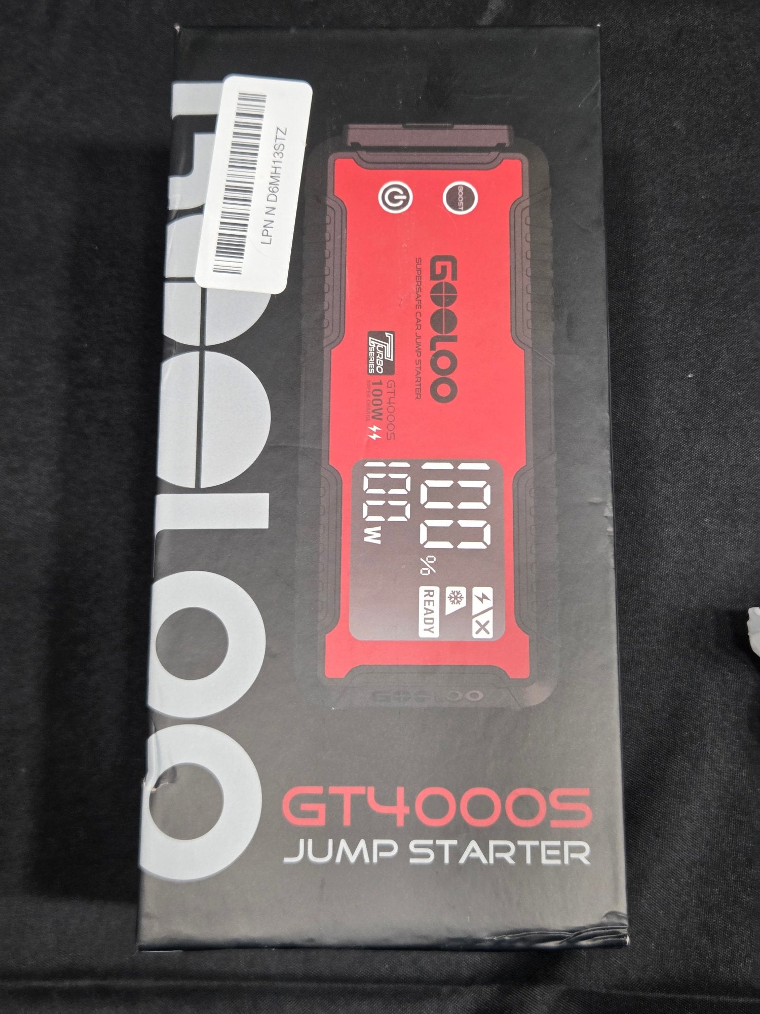 GOOLOO GT4000S 4000A Portable Car Jump Starter 100W Power Bank