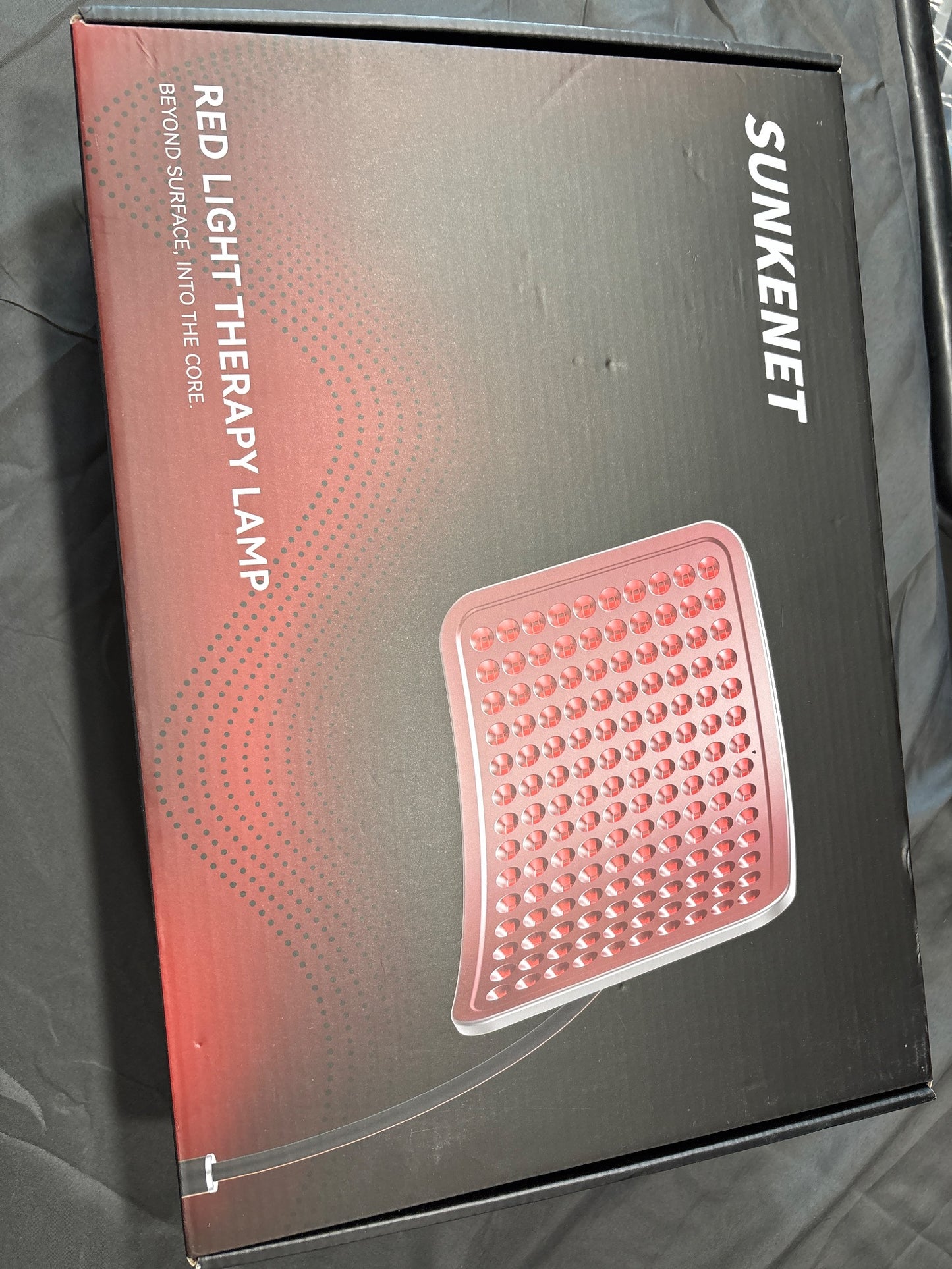 SUNKENET Red Light Therapy Lamp 280 LED 660nm 850nm 30W Panel