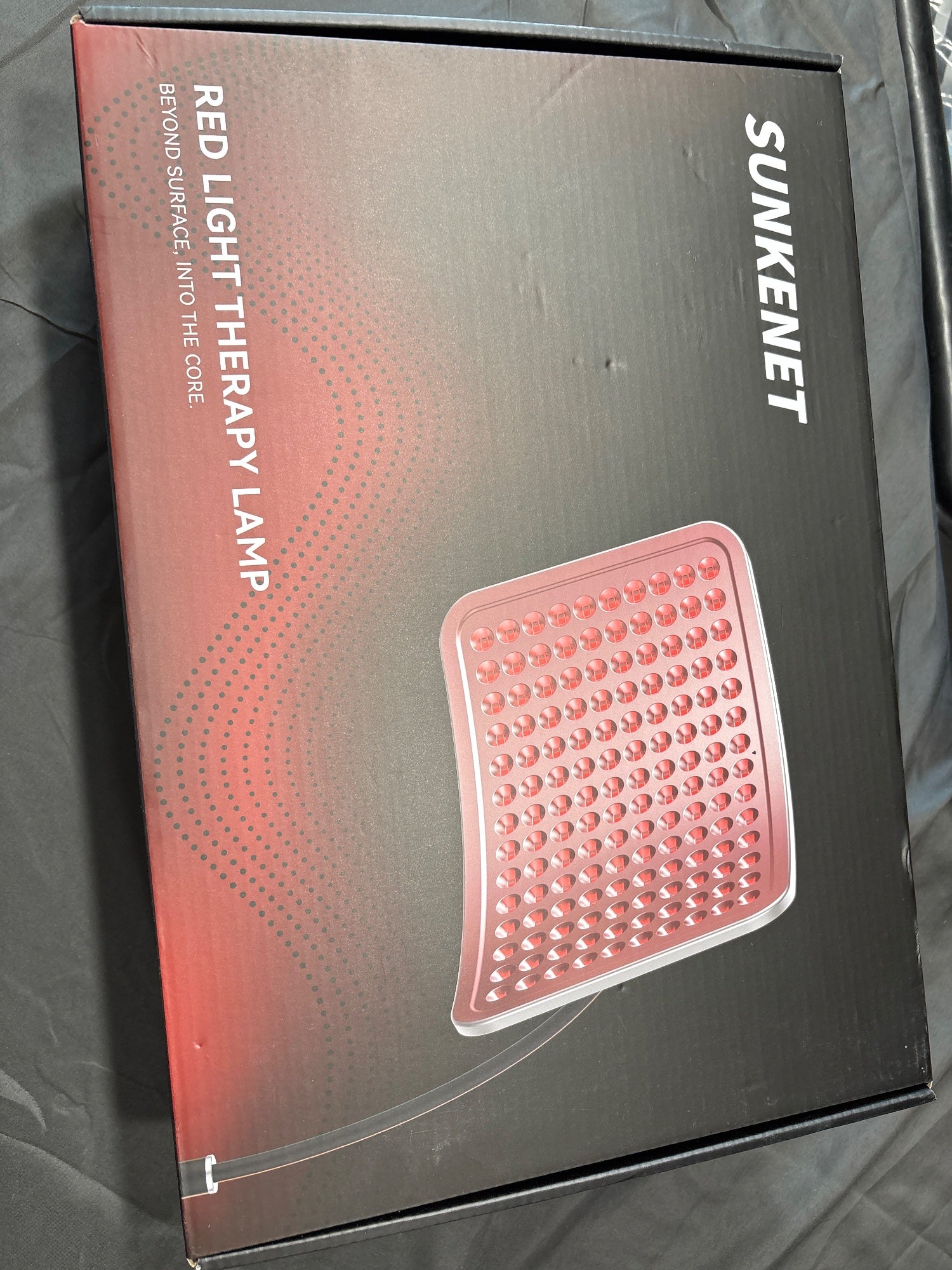 SUNKENET Red Light Therapy Lamp 280 LED 660nm 850nm 30W Panel