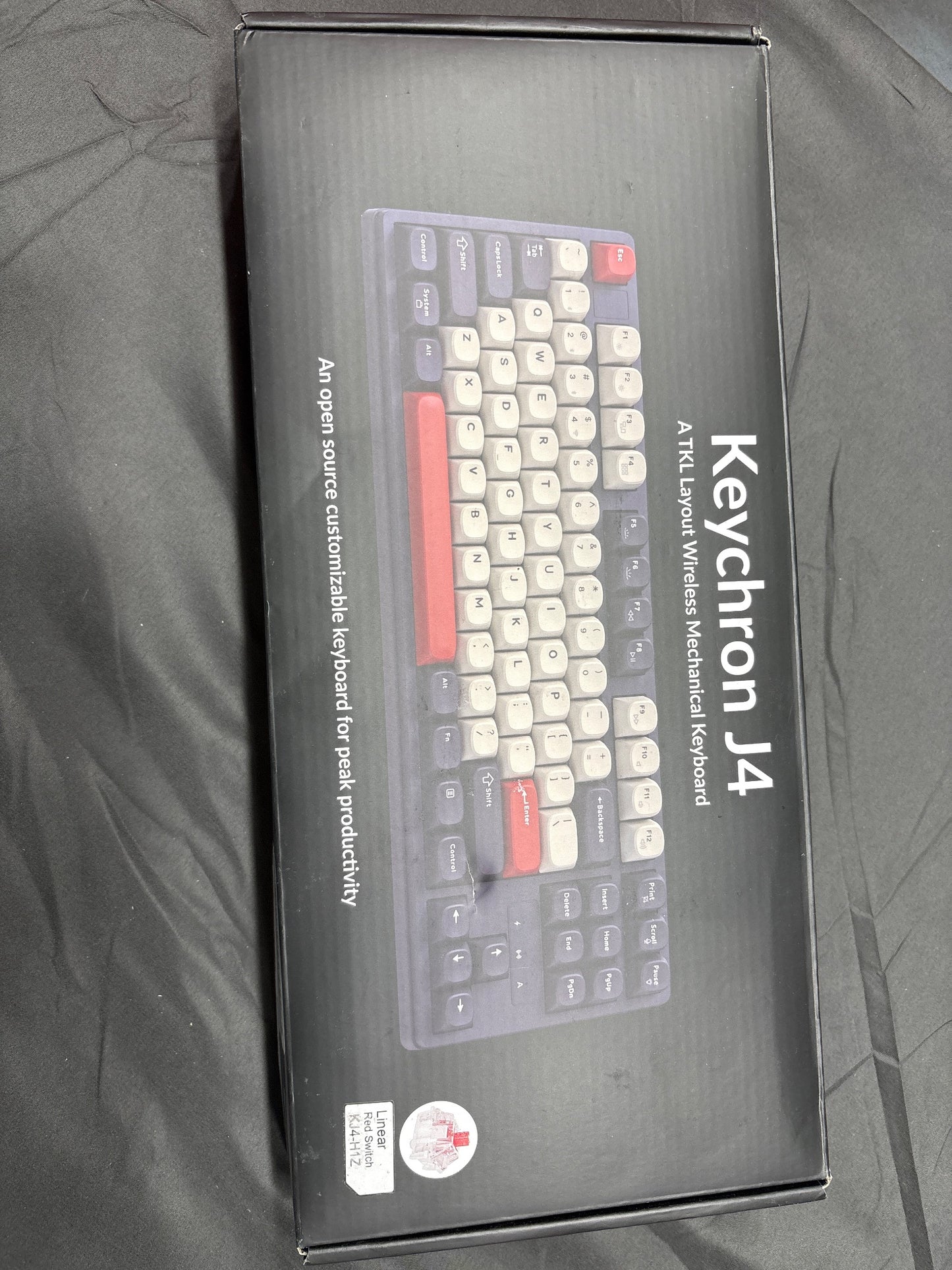 Keychron J4 TKL Wireless Mechanical Keyboard with Red Switches