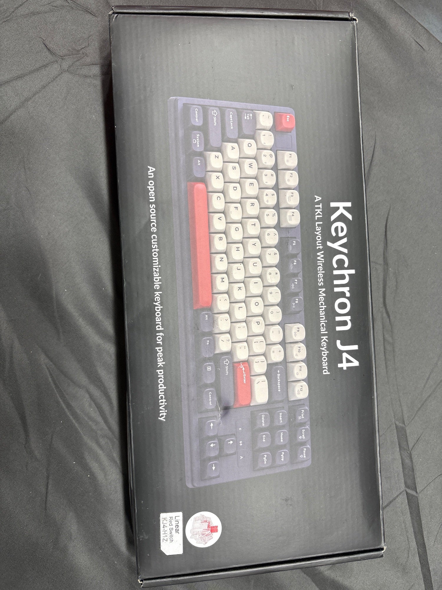 Keychron J4 TKL Wireless Mechanical Keyboard with Red Switches