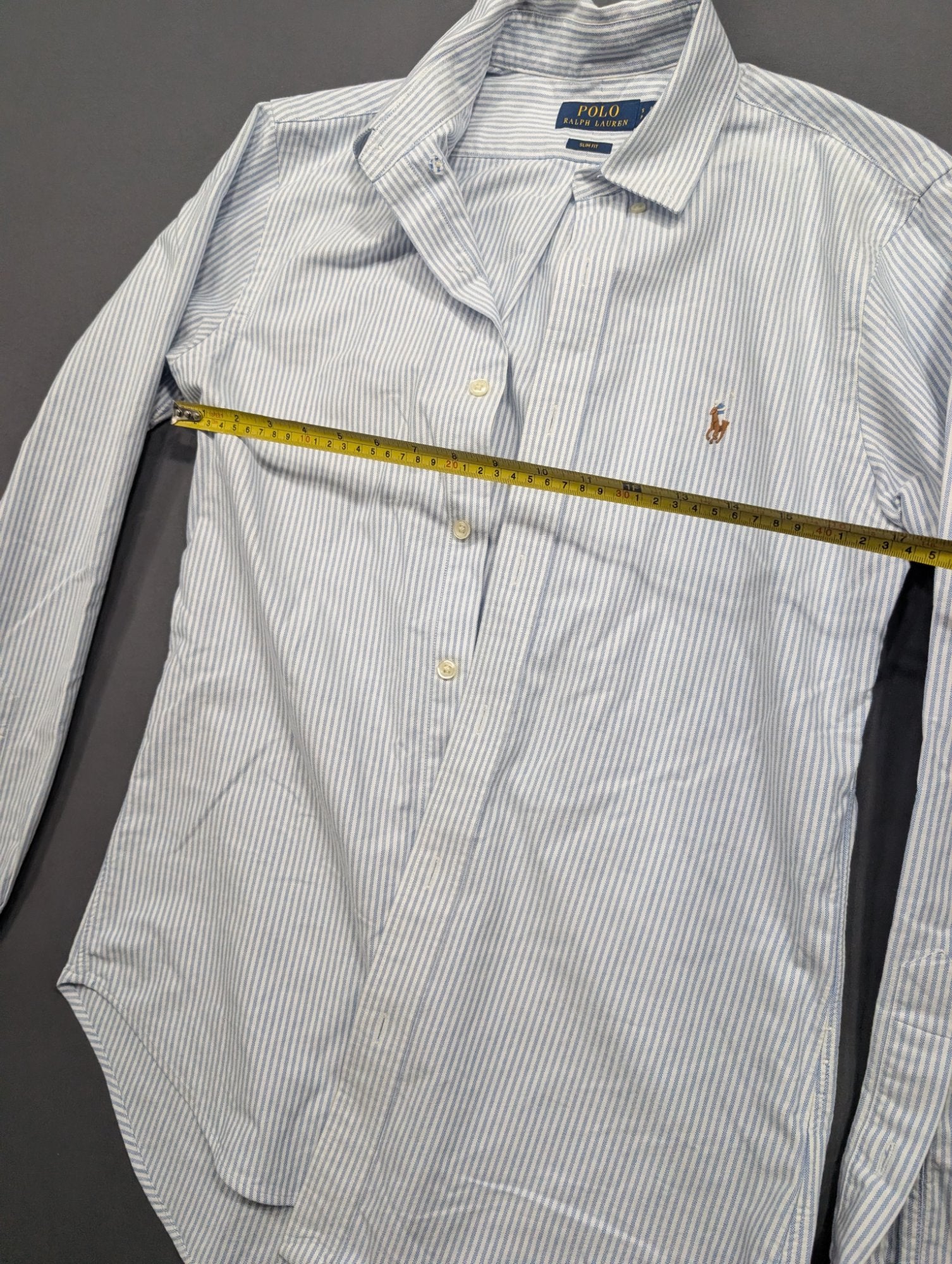 Polo Ralph Lauren Slim Fit Striped Oxford Shirt Women's S