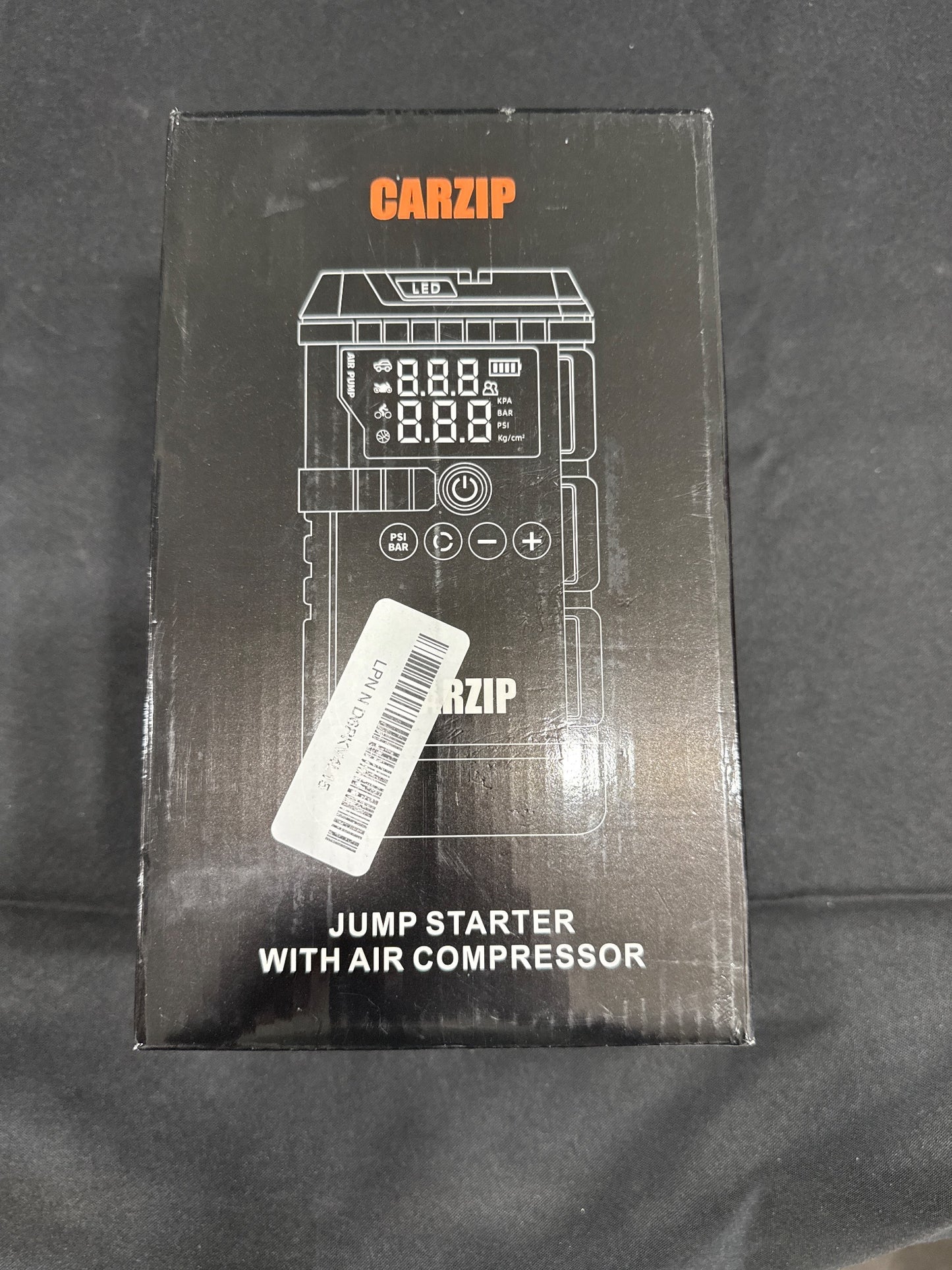 CARZIP CYD21 Jump Starter Air Compressor 8000mAh 160PSI Portable