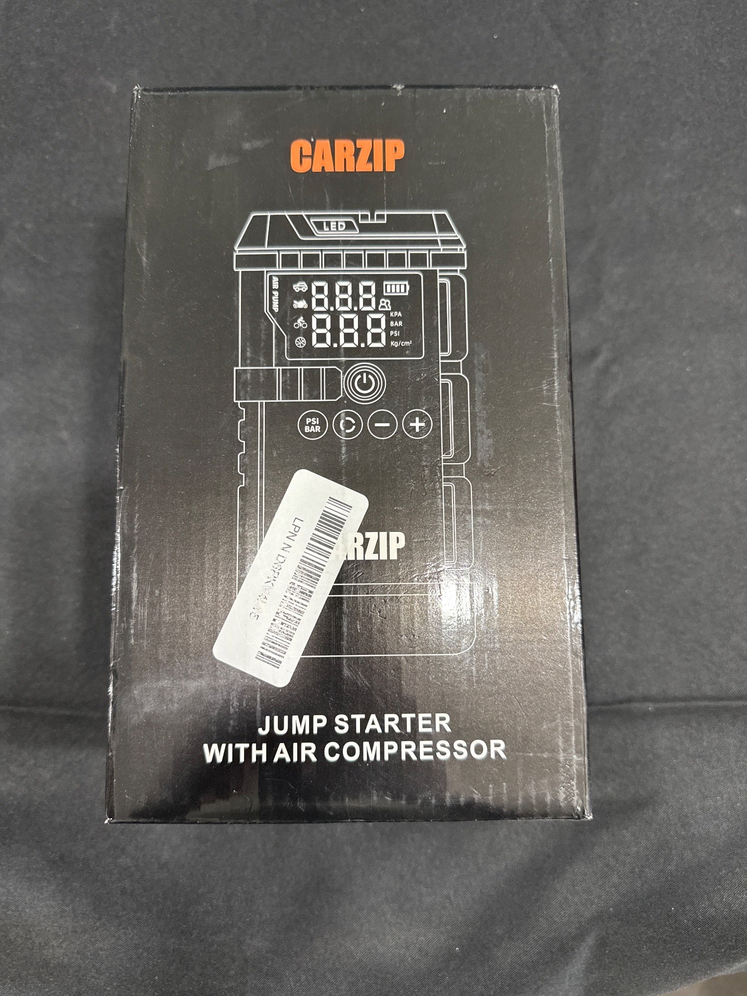CARZIP CYD21 Jump Starter Air Compressor 8000mAh 160PSI Portable