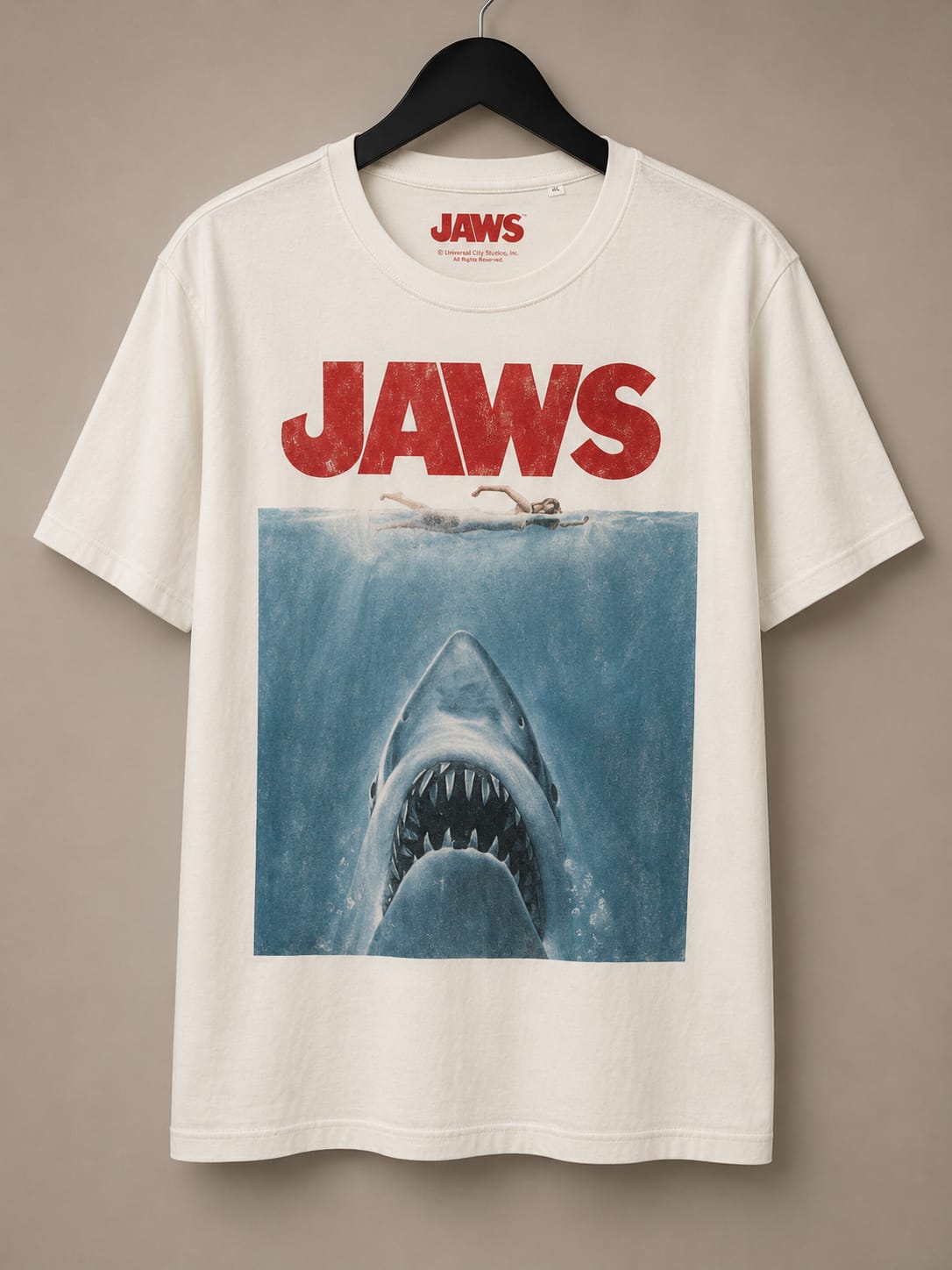 Jaws Movie Poster Graphic T-Shirt XL