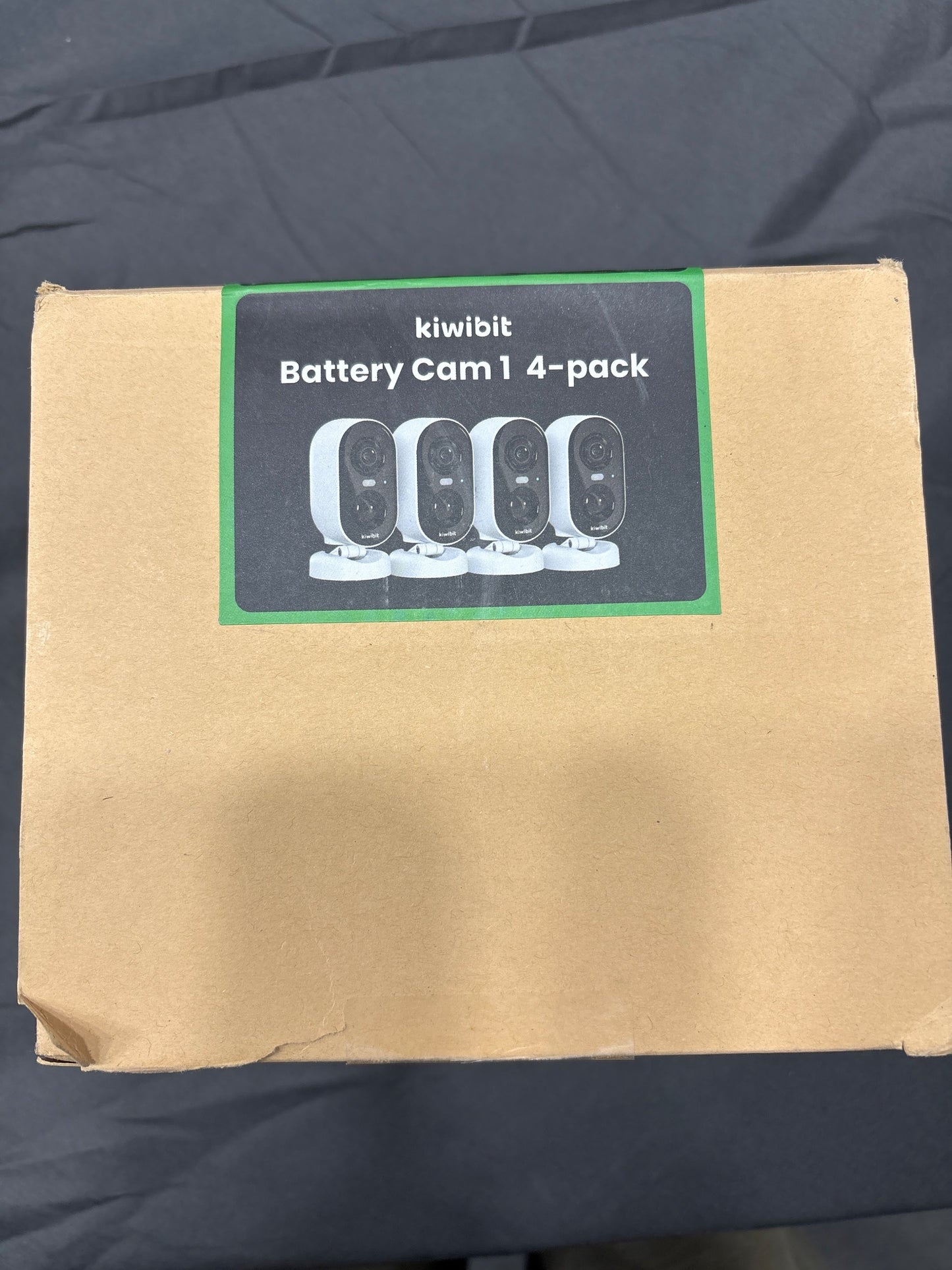 Kiwibit Battery Cam 1 Wireless Security Camera 4-Pack 2K HD