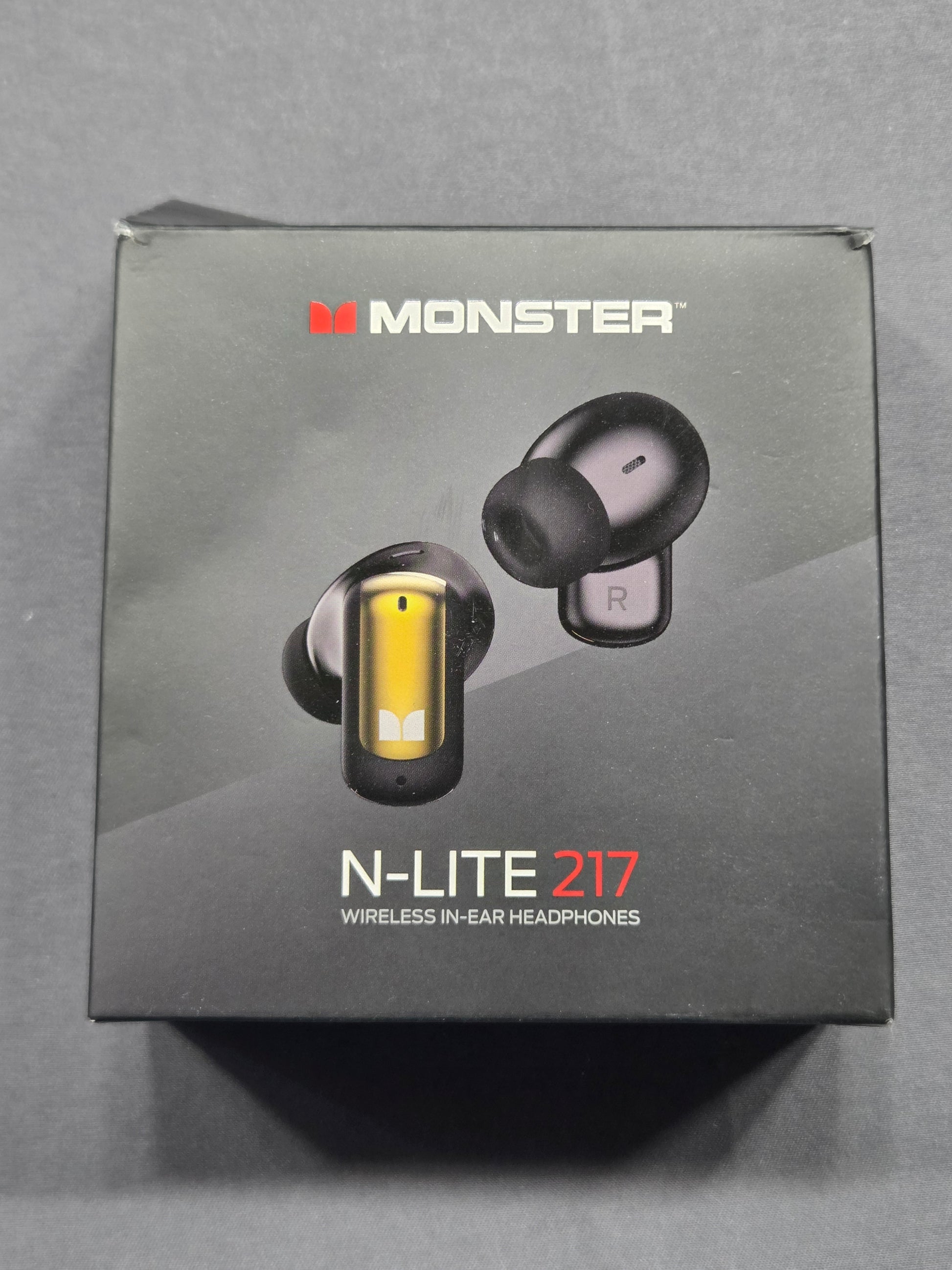 Monster N-Lite 217 Wireless Bluetooth In-Ear Headphones TWS Earbuds Black