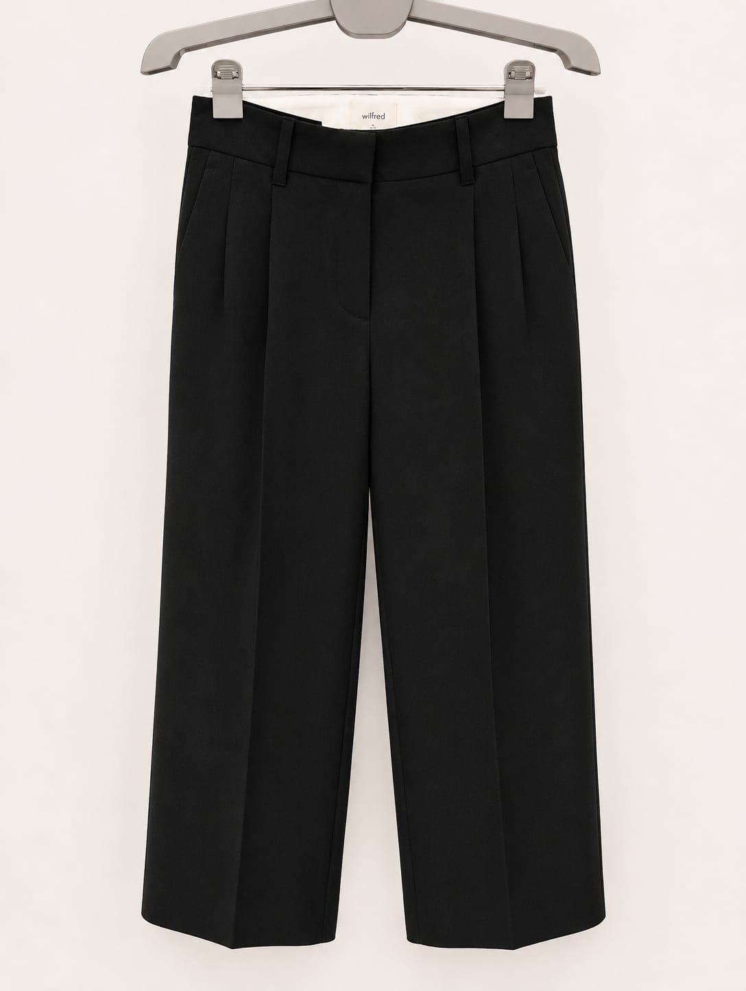 Wilfred The Effortless Pant Crop - Black, Size 00