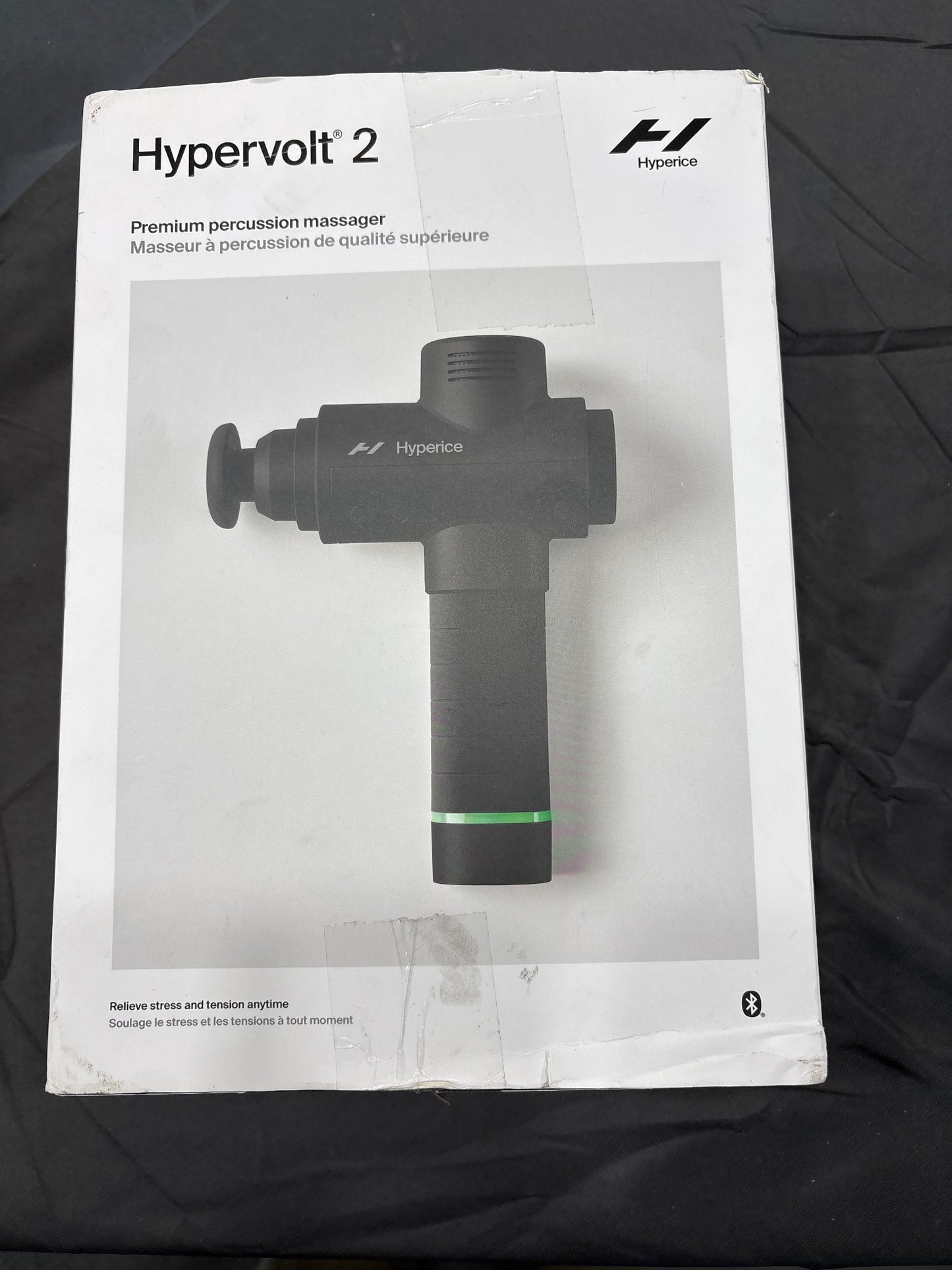 Hyperice Hypervolt 2 Percussion Massage Gun HV2001 w/ 5 Heads