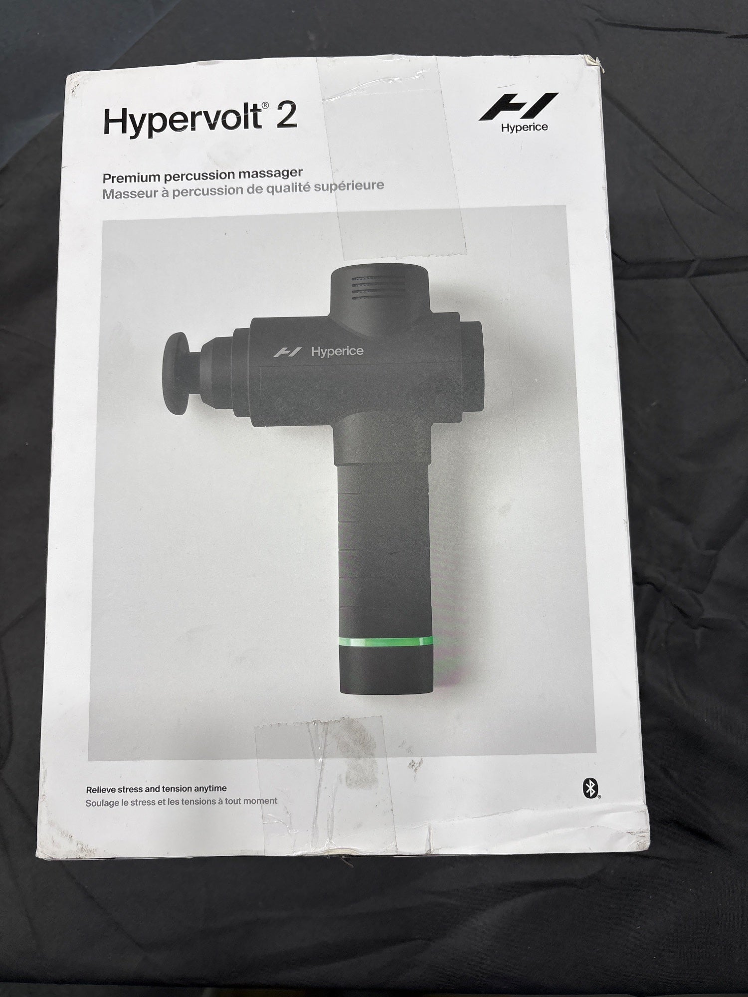 Hyperice Hypervolt 2 Percussion Massage Gun HV2001 w/ 5 Heads