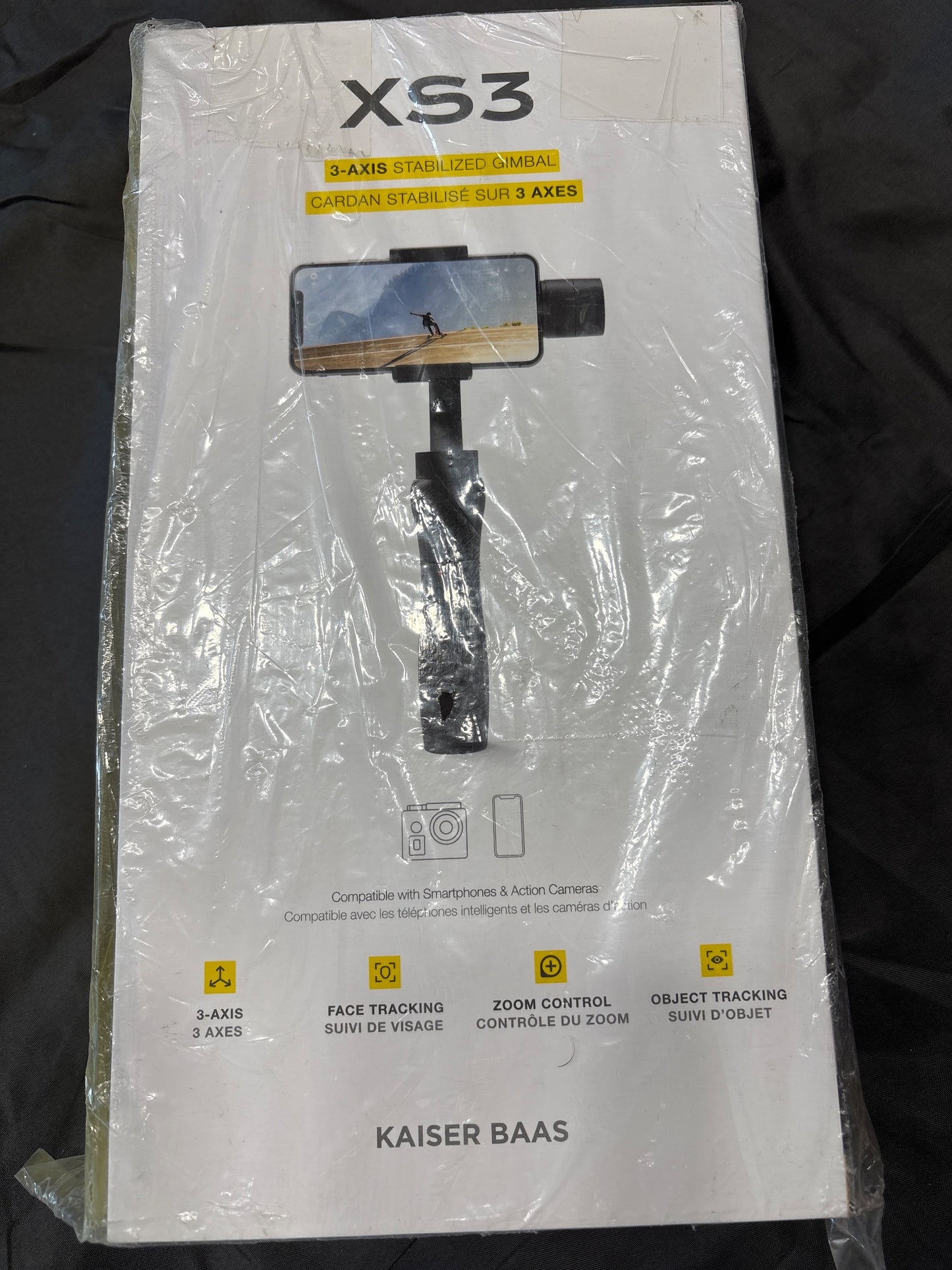 Kaiser Baas XS3 3-Axis Stabilized Gimbal Smartphone Action Cam