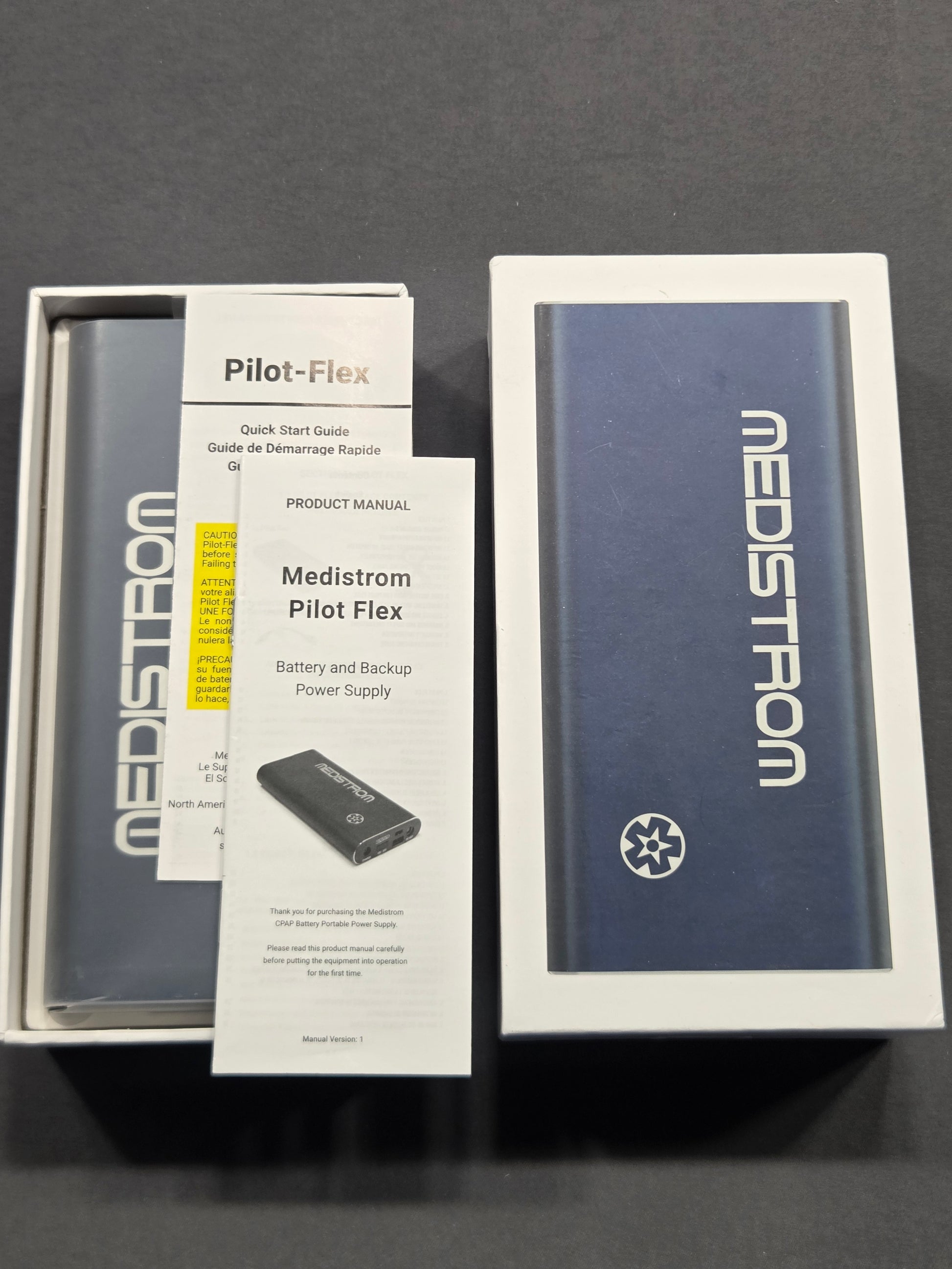 Medistrom Pilot Flex CPAP Battery Backup Power Supply New Open Box