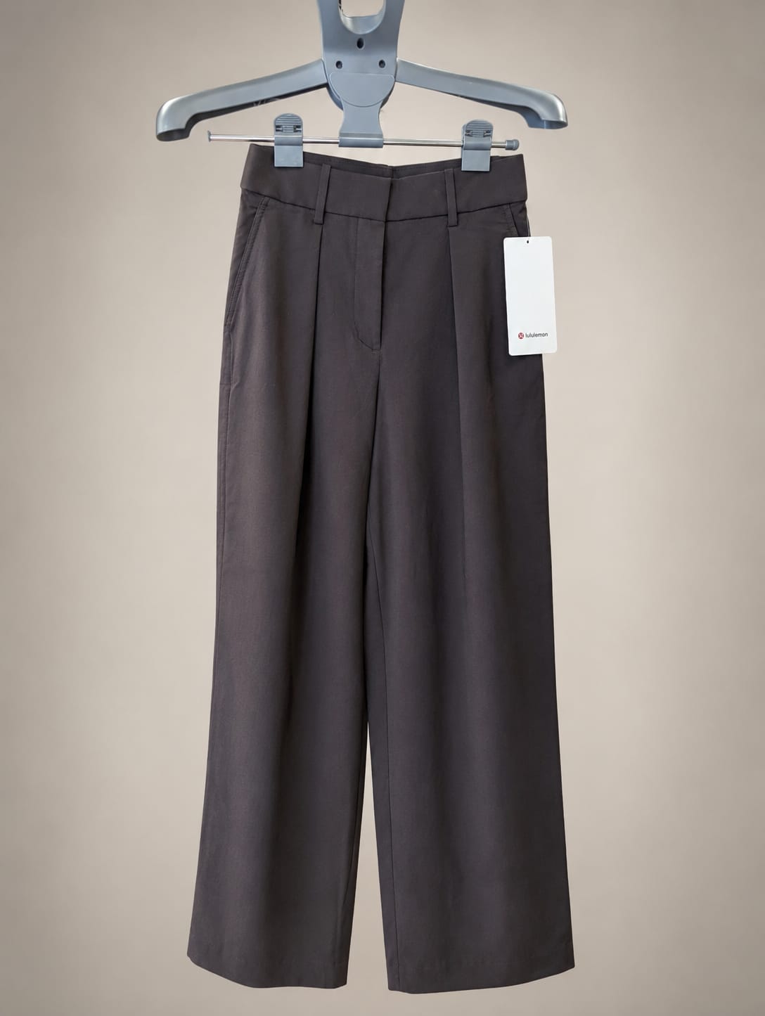 Lululemon Pleat-Front High-Rise Trousers - Regular, Black, Size 0
