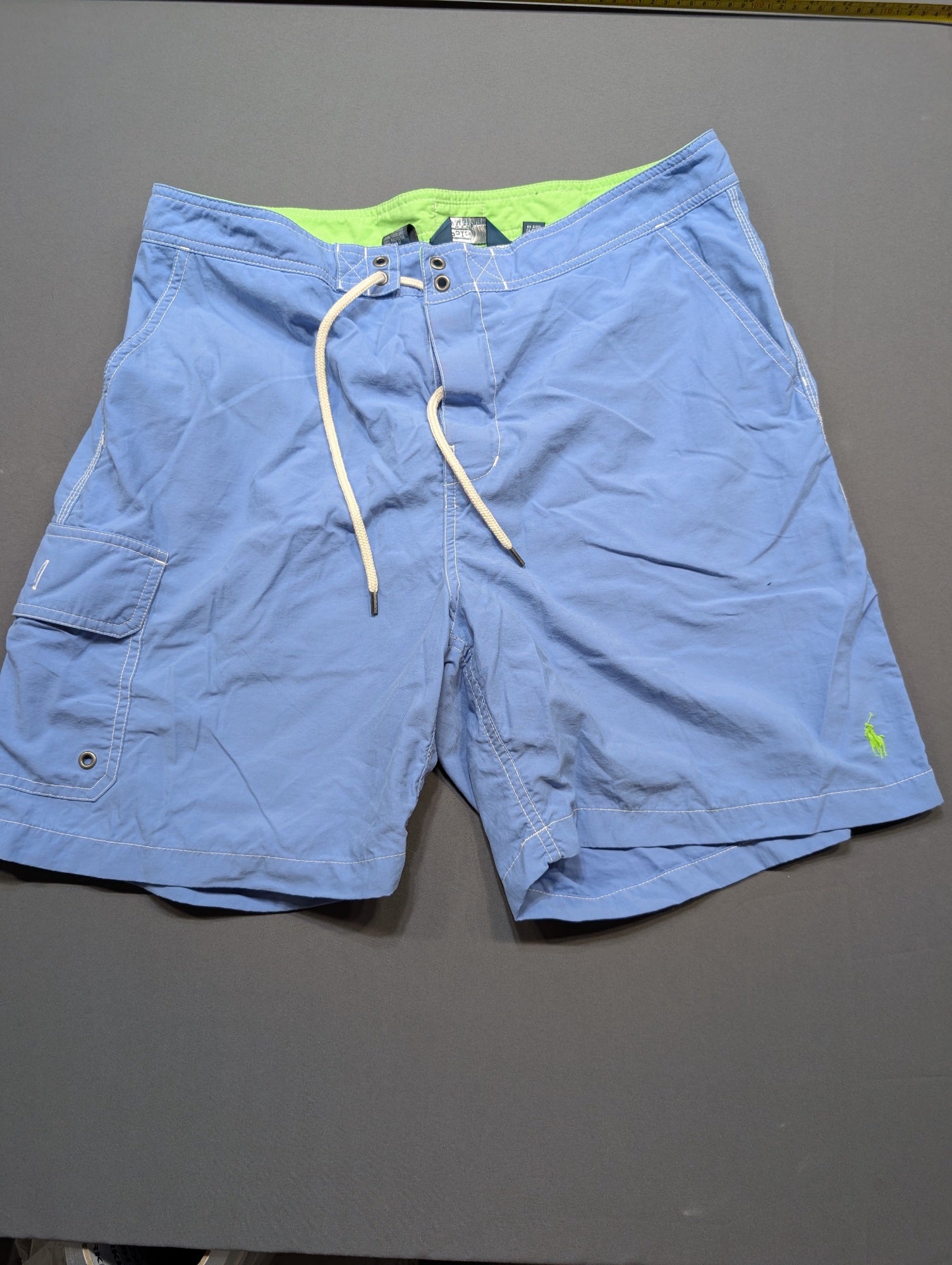 Polo Ralph Lauren Men's Board Shorts Swim Trunks Blue Size 34