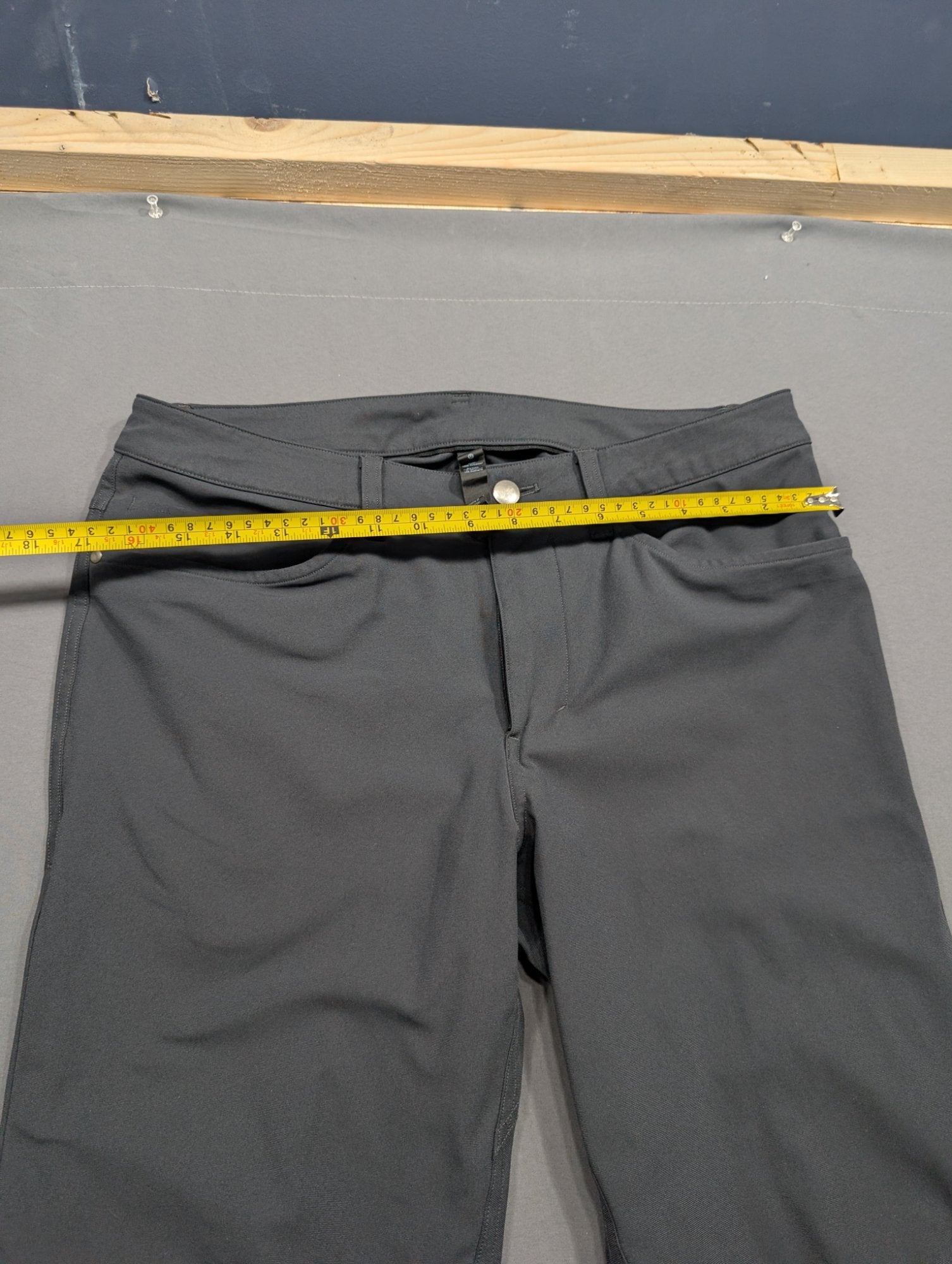 Lululemon ABC Slim 5-Pocket Pants Men's 31 Dark Grey Stretch