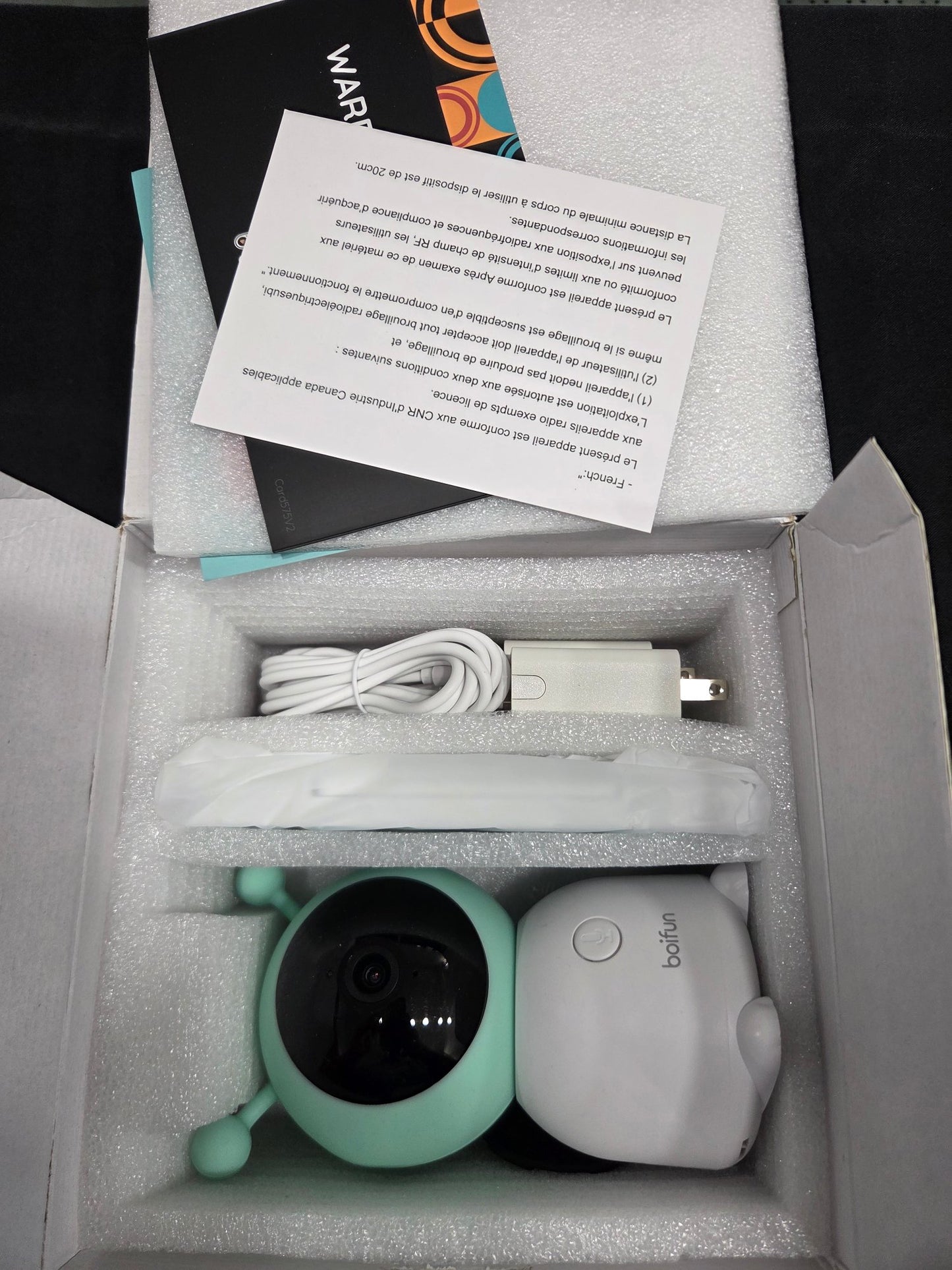 Boifun Baby 6T 2K Smart Video Baby Monitor Camera & Parent Unit