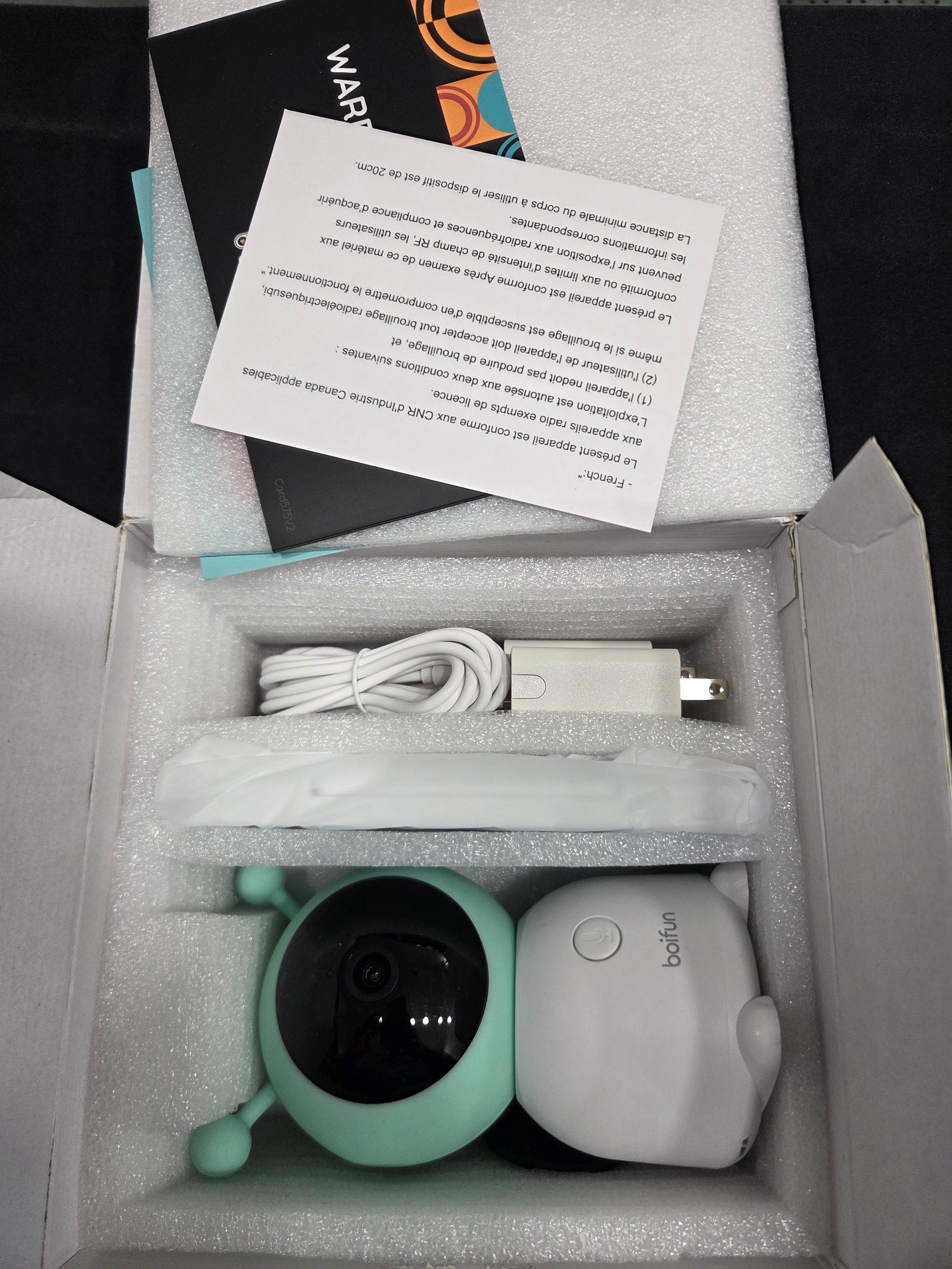 Boifun Baby 6T 2K Smart Video Baby Monitor Camera & Parent Unit