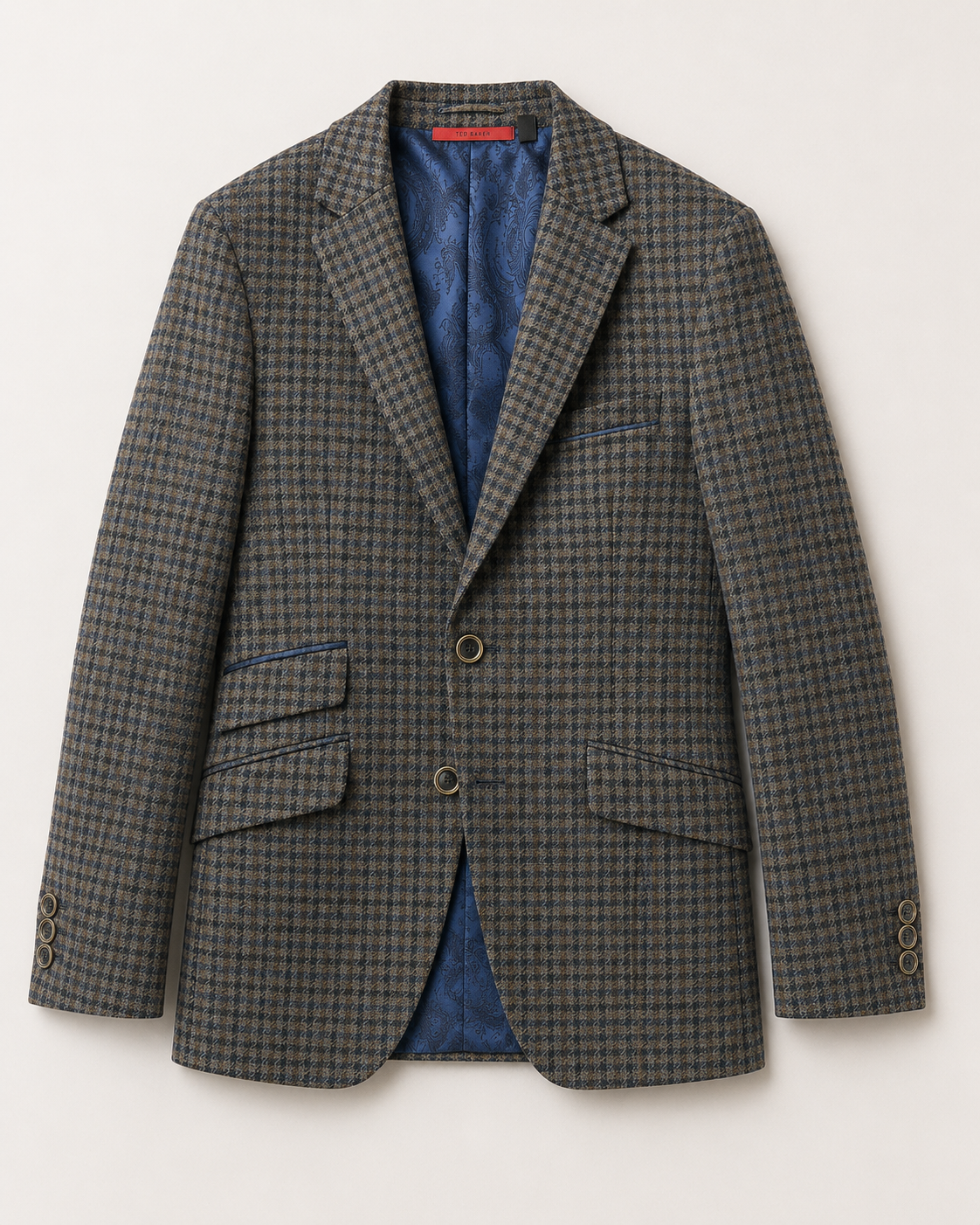 Ted Baker Checked Blazer – Like New Condition