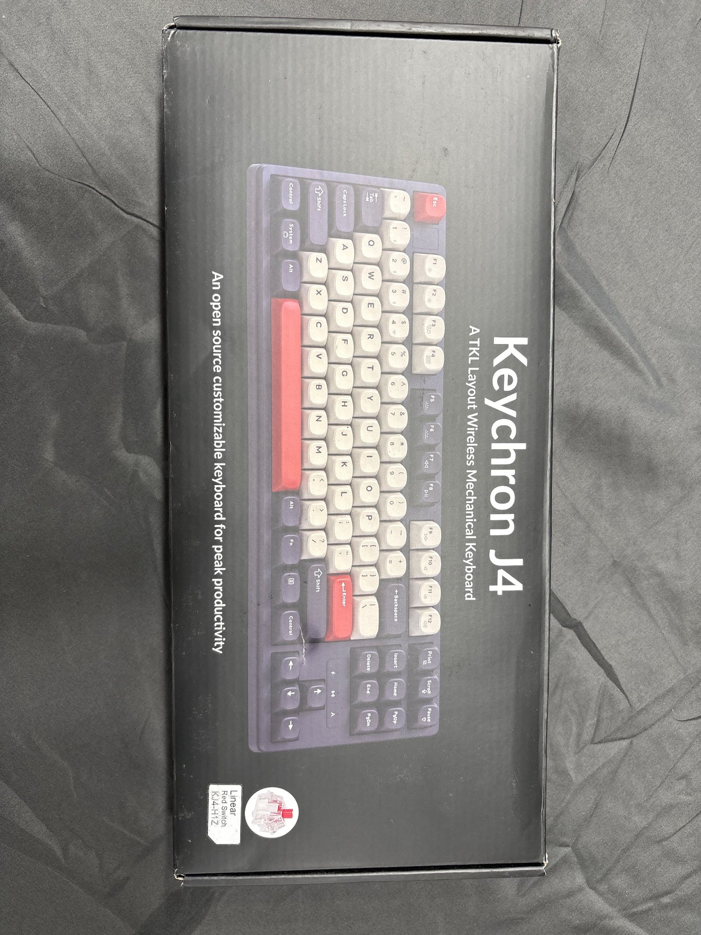 Keychron J4 TKL Wireless Mechanical Keyboard with Linear Red