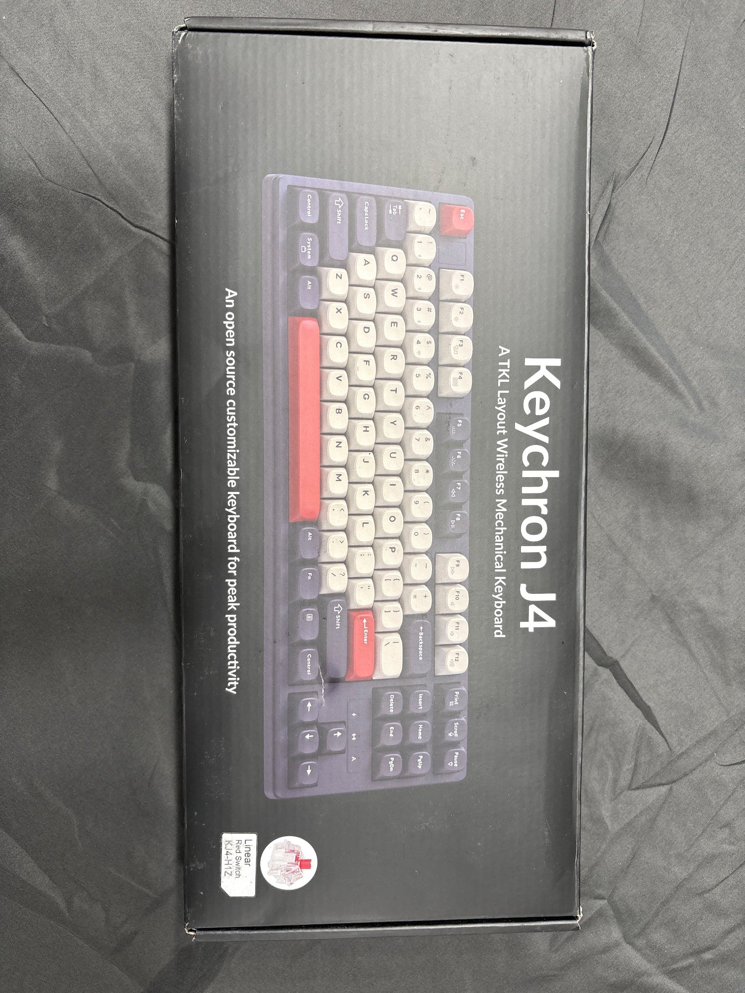 Keychron J4 TKL Wireless Mechanical Keyboard with Linear Red