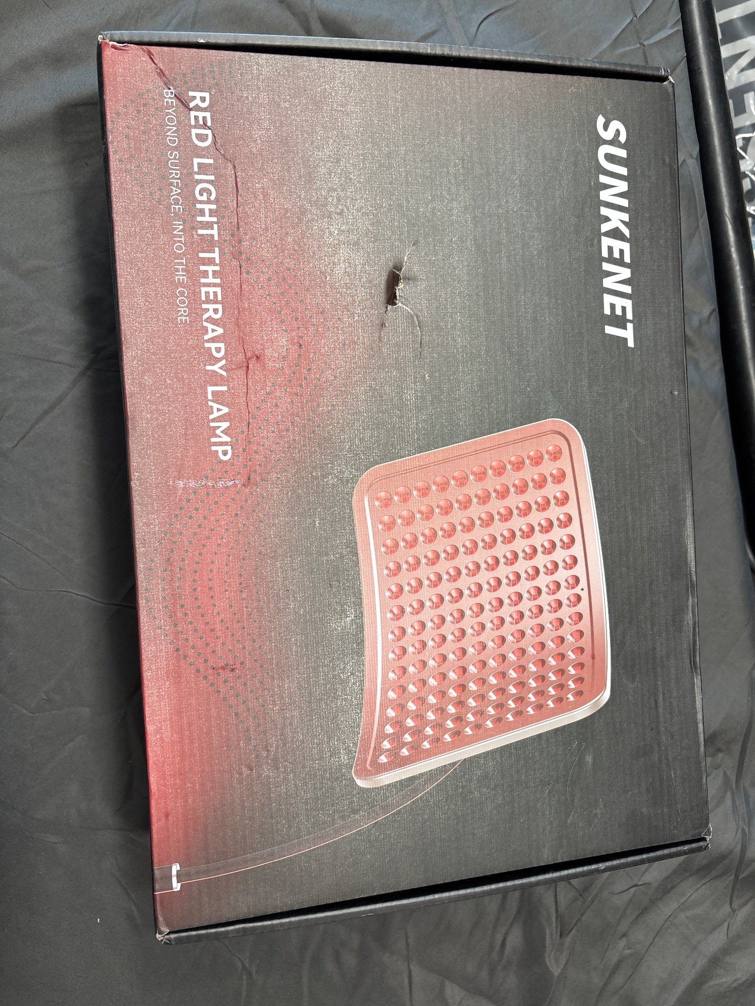 SUNKENET Red Light Therapy Panel 280 LED 660nm 850nm 30W