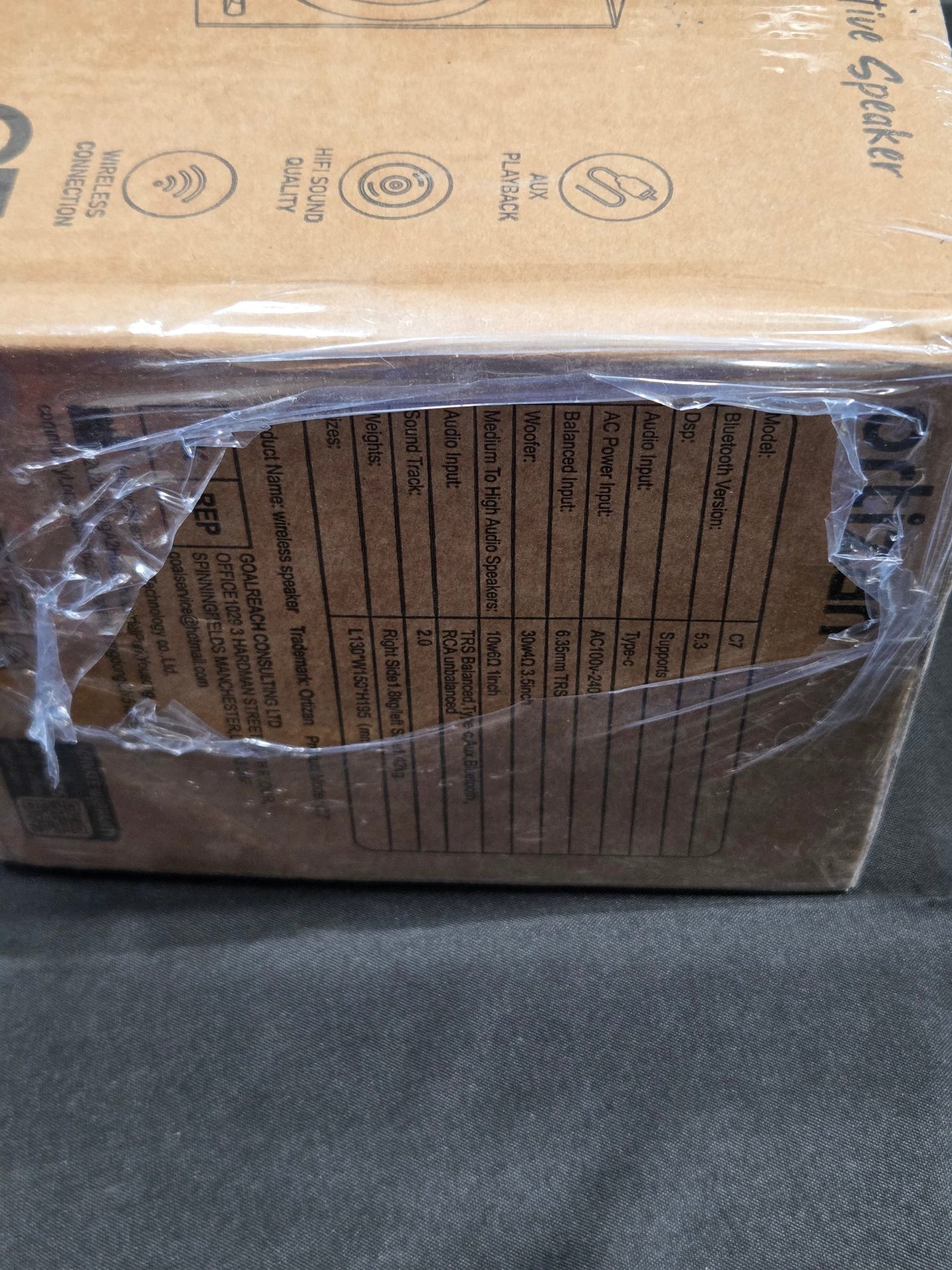 Ortizan C7 Multimedia Monitor Speaker Bluetooth 5.3 Wireless Active