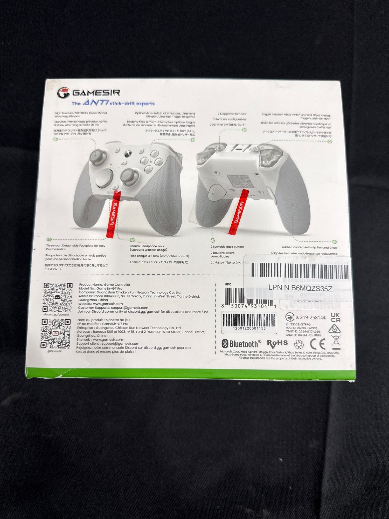GameSir G7 Pro Tri-Mode Controller for Xbox/PC/Mobile White