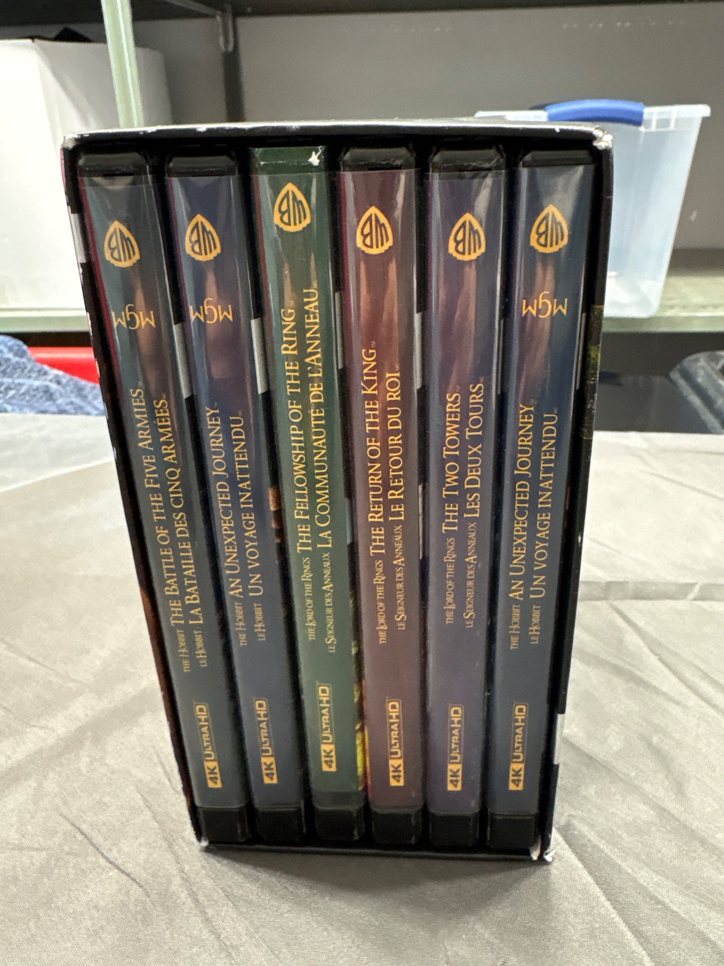 Middle-Earth 6-Film 4K UHD Blu-Ray Collection LOTR & Hobbit