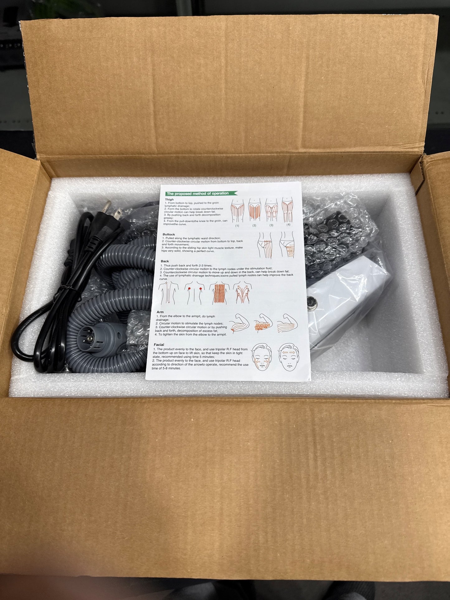 OWILIWO 4-in-1 RF Cavitation Body Shaping Machine 40K Ultrasonic