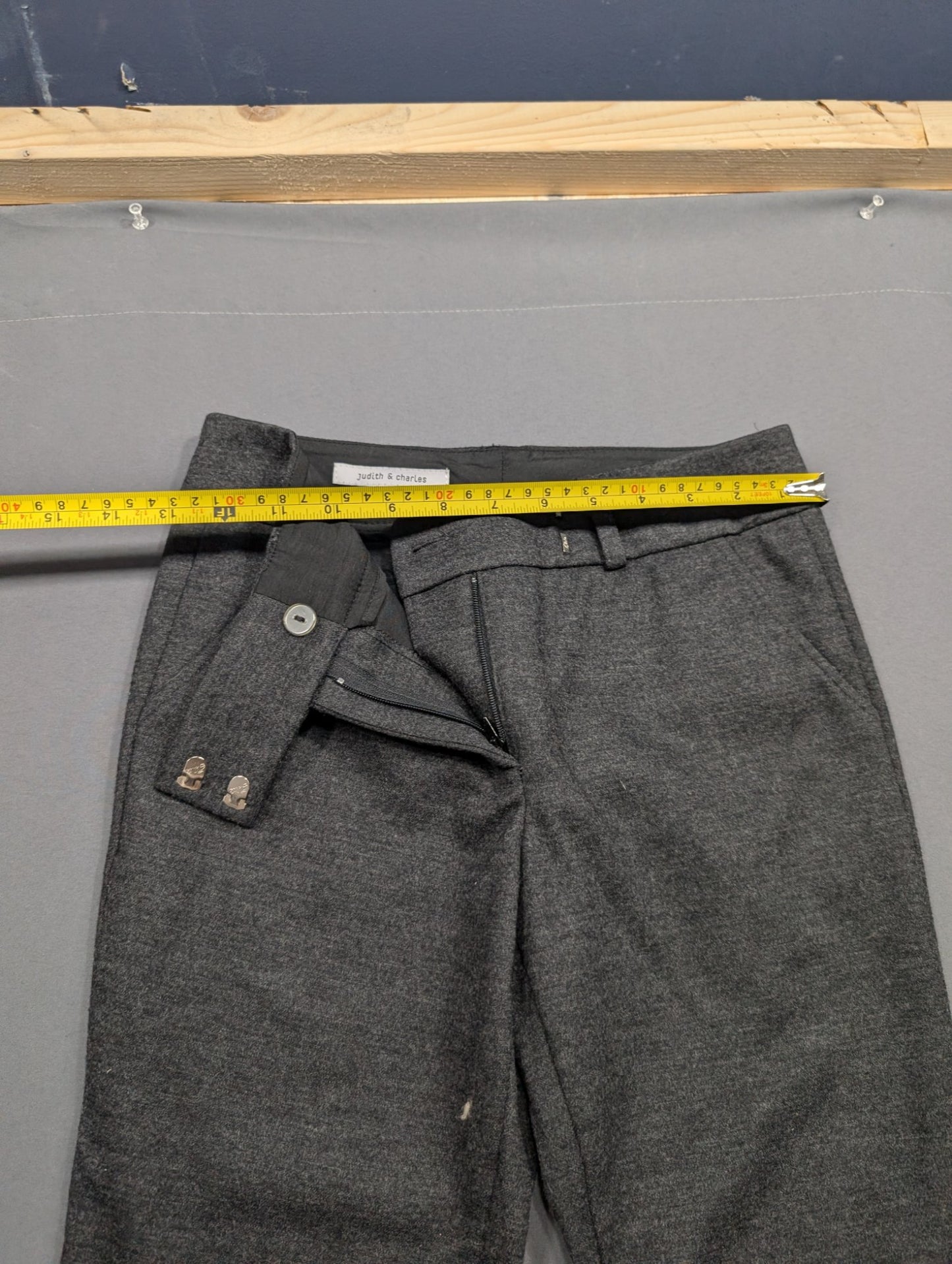 Judith & Charles Grey Dress Pants Size 0 Made in Canada