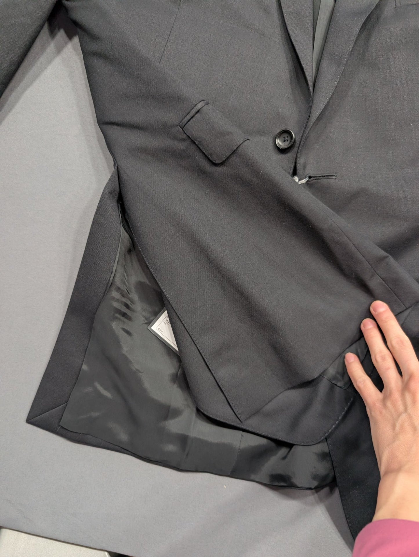 Z Zegna City Suit Jacket Dark Grey 52 EU / 42 US NWT