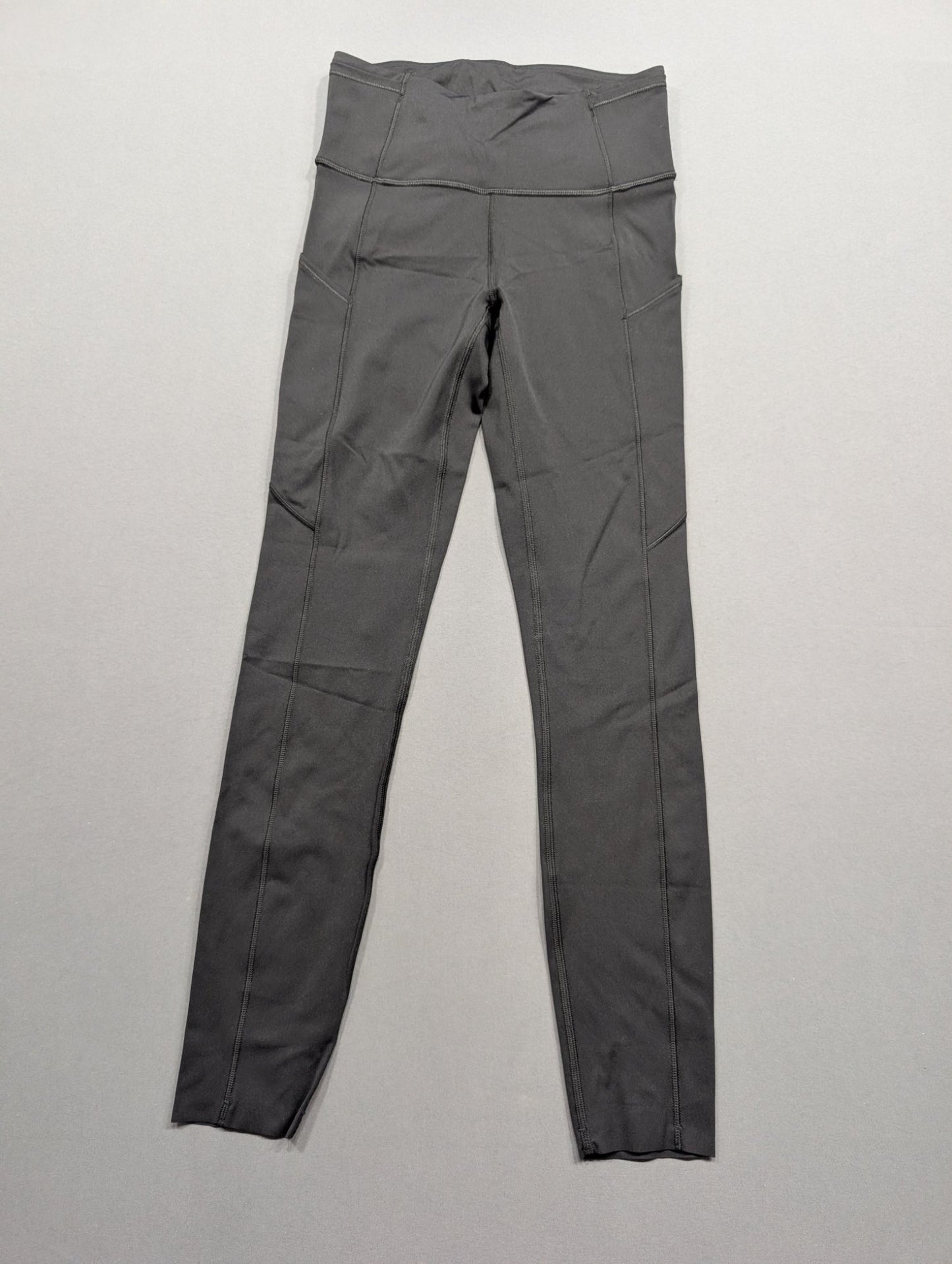 Lululemon Fast & Free High-Rise Tight Size 4 Gray Leggings