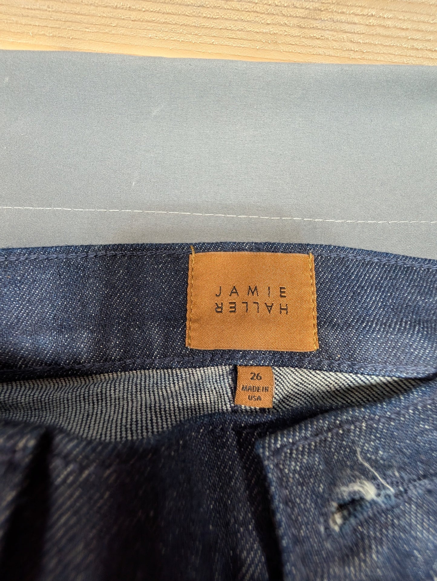 Jamie Haller Women's High-Rise Flare Jeans Dark Wash Size 26 Made USA