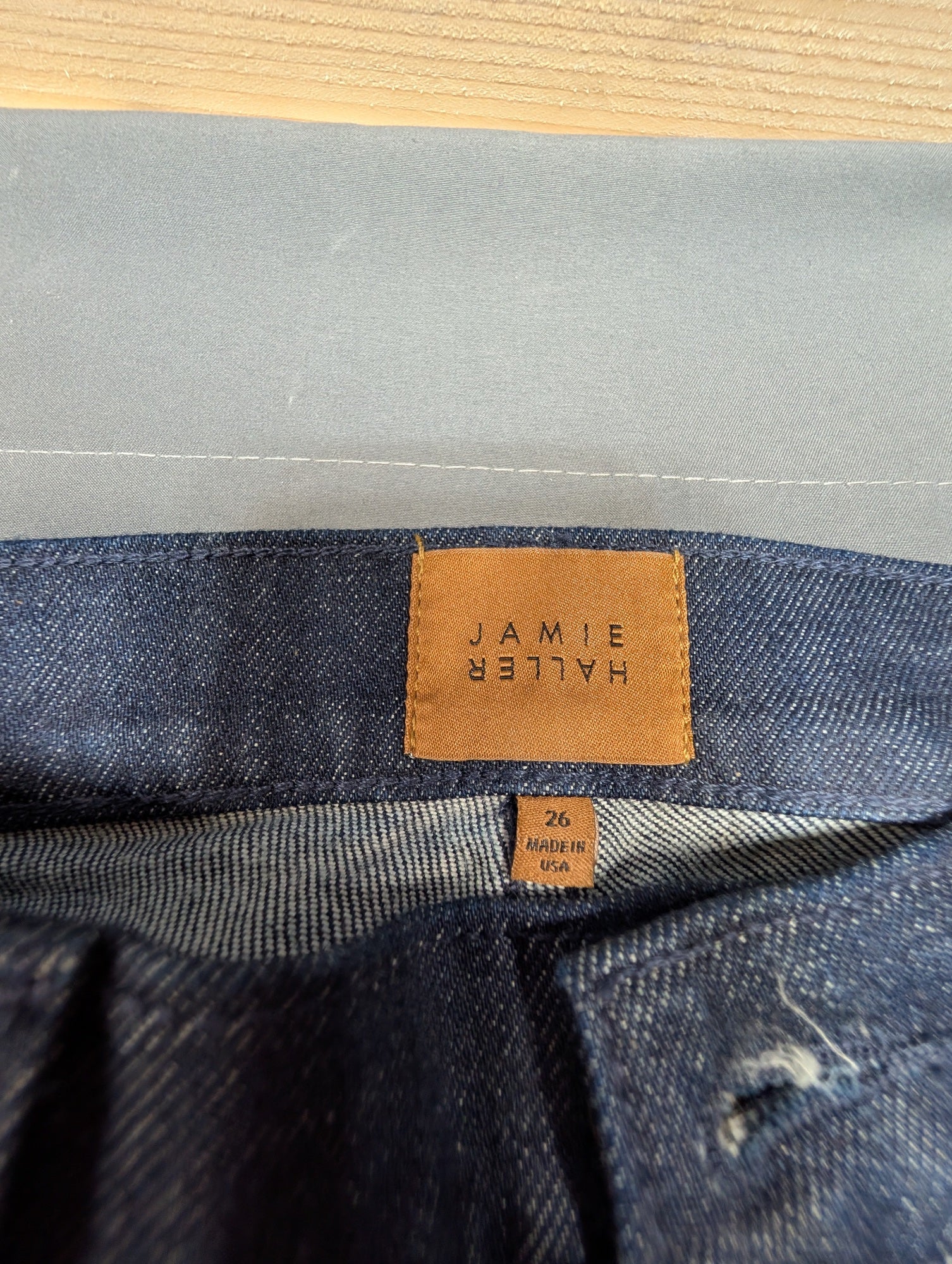 Jamie Haller Women's High-Rise Flare Jeans Dark Wash Size 26 Made USA