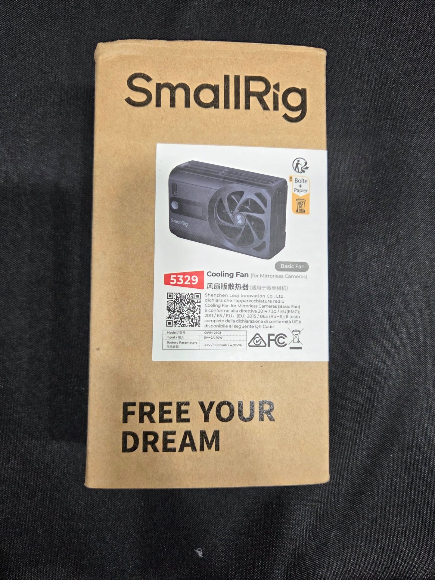 SmallRig 5329 Cooling Fan for Mirrorless Cameras Basic Fan