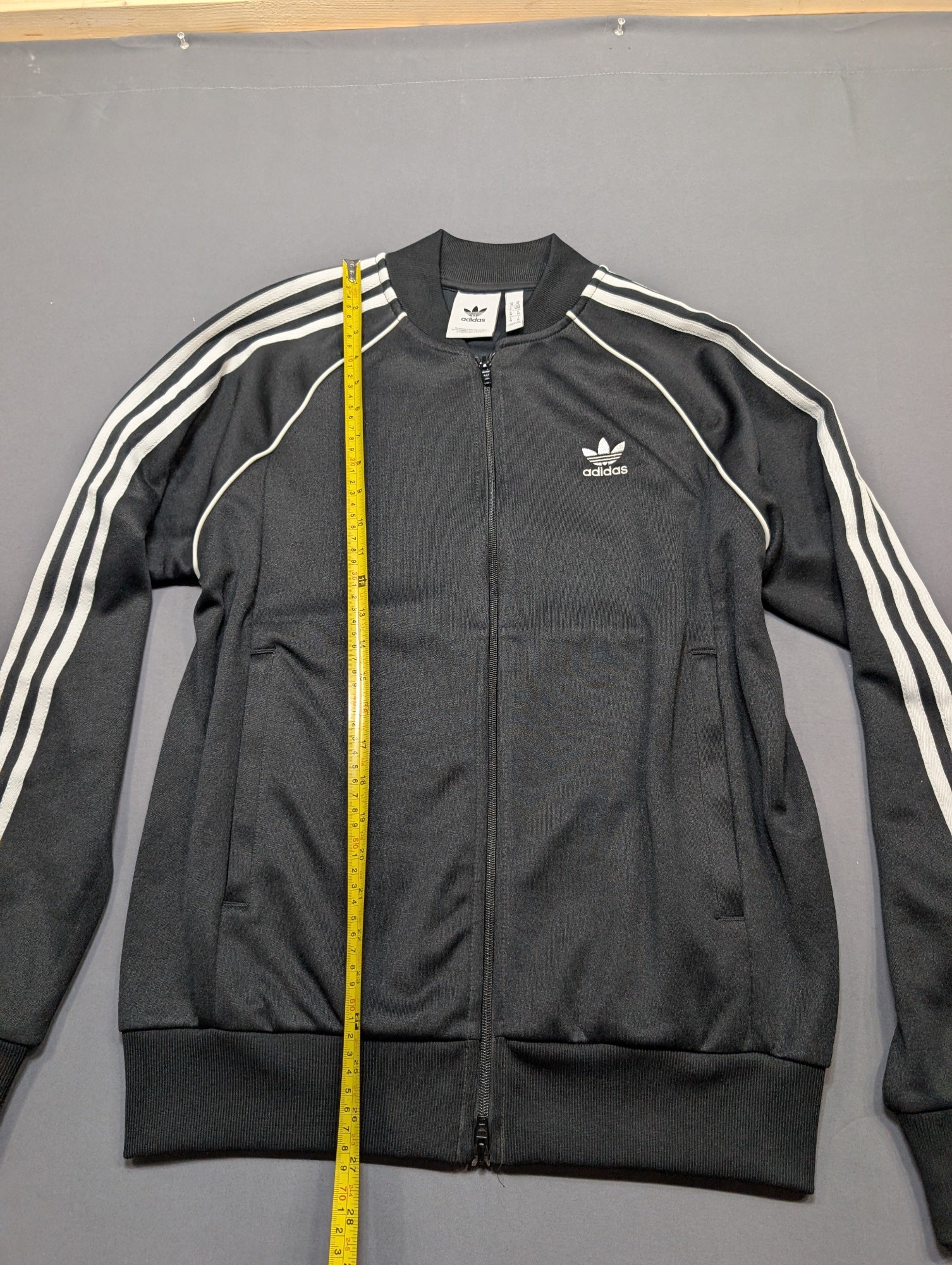 Adidas Originals SST Superstar Track Jacket Black White 3-Stripes Mens M