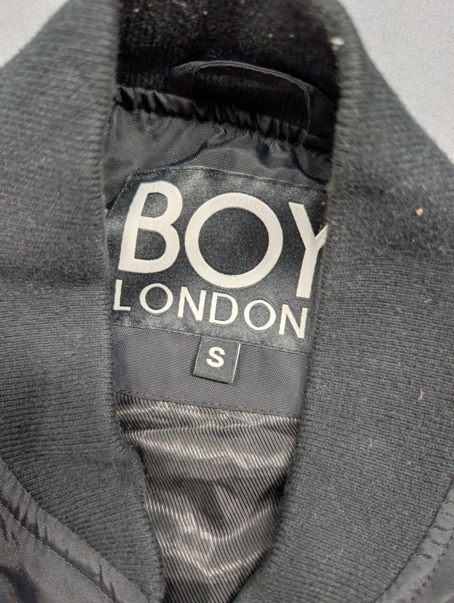 Boy London MA-1 Bomber Jacket Black Size S Since 1976