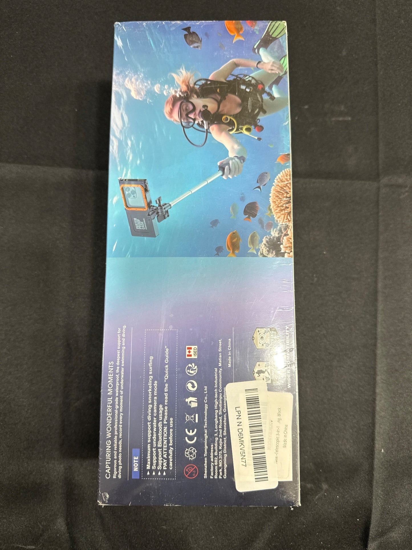 Shellbox 3-in-1 Diving Selfie Stick Waterproof Phone Holder & Case