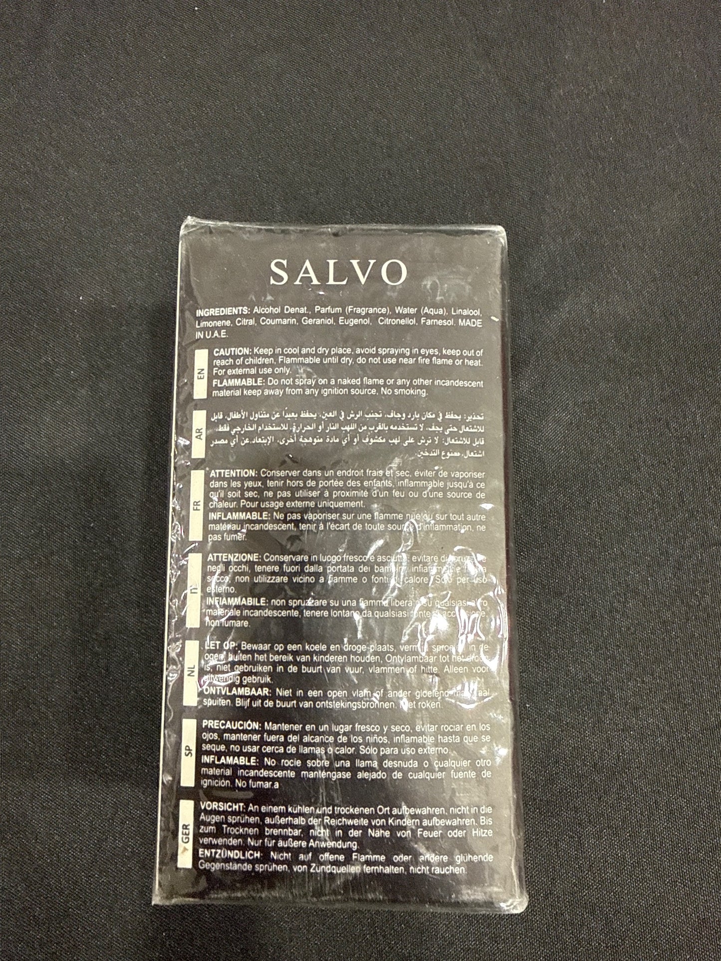 Maison Alhambra Salvo Intense EDP 100ml Sealed Spray Perfume