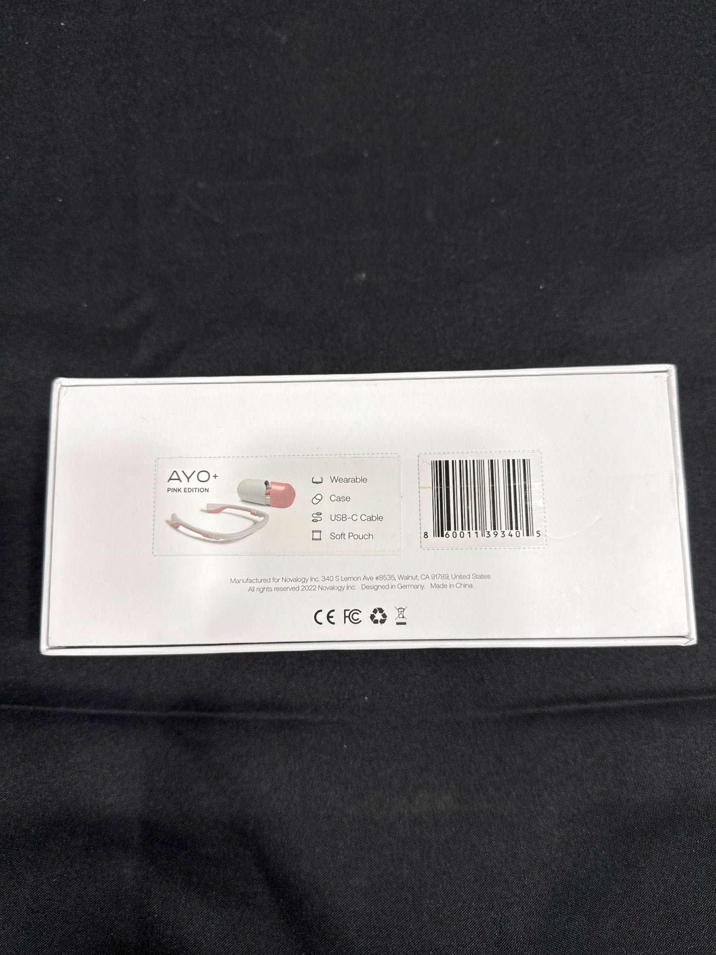 Novalogy AYO+ Light Therapy Wearable Device Pink Edition