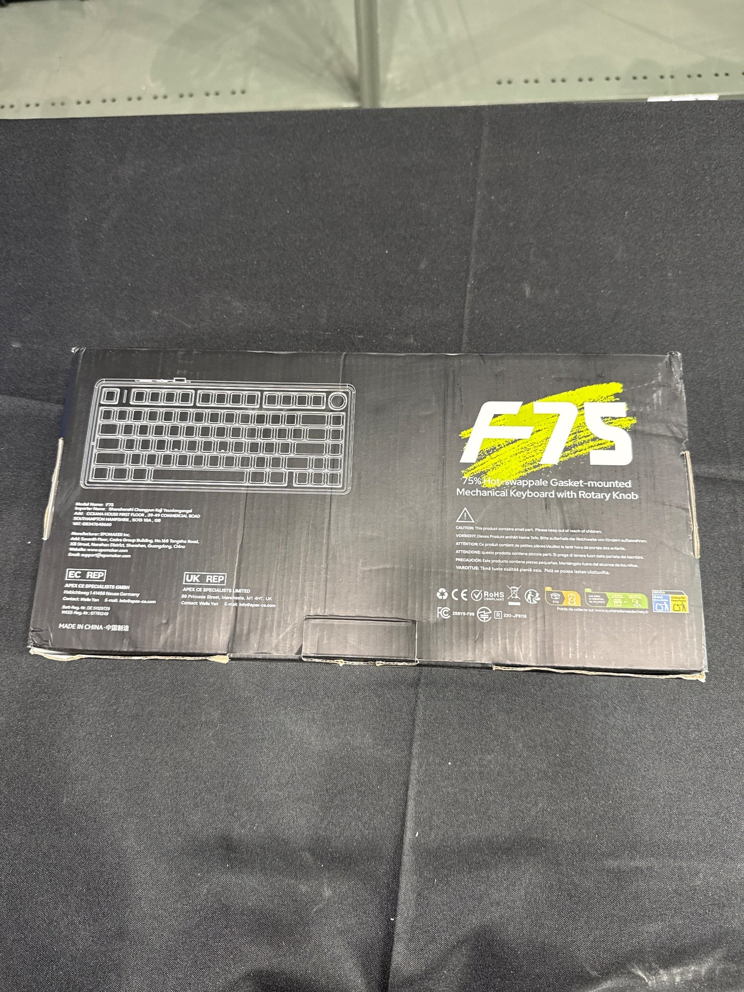 Epomaker x AULA F75 75% Hot-Swap Gasket Mechanical Keyboard Rotary