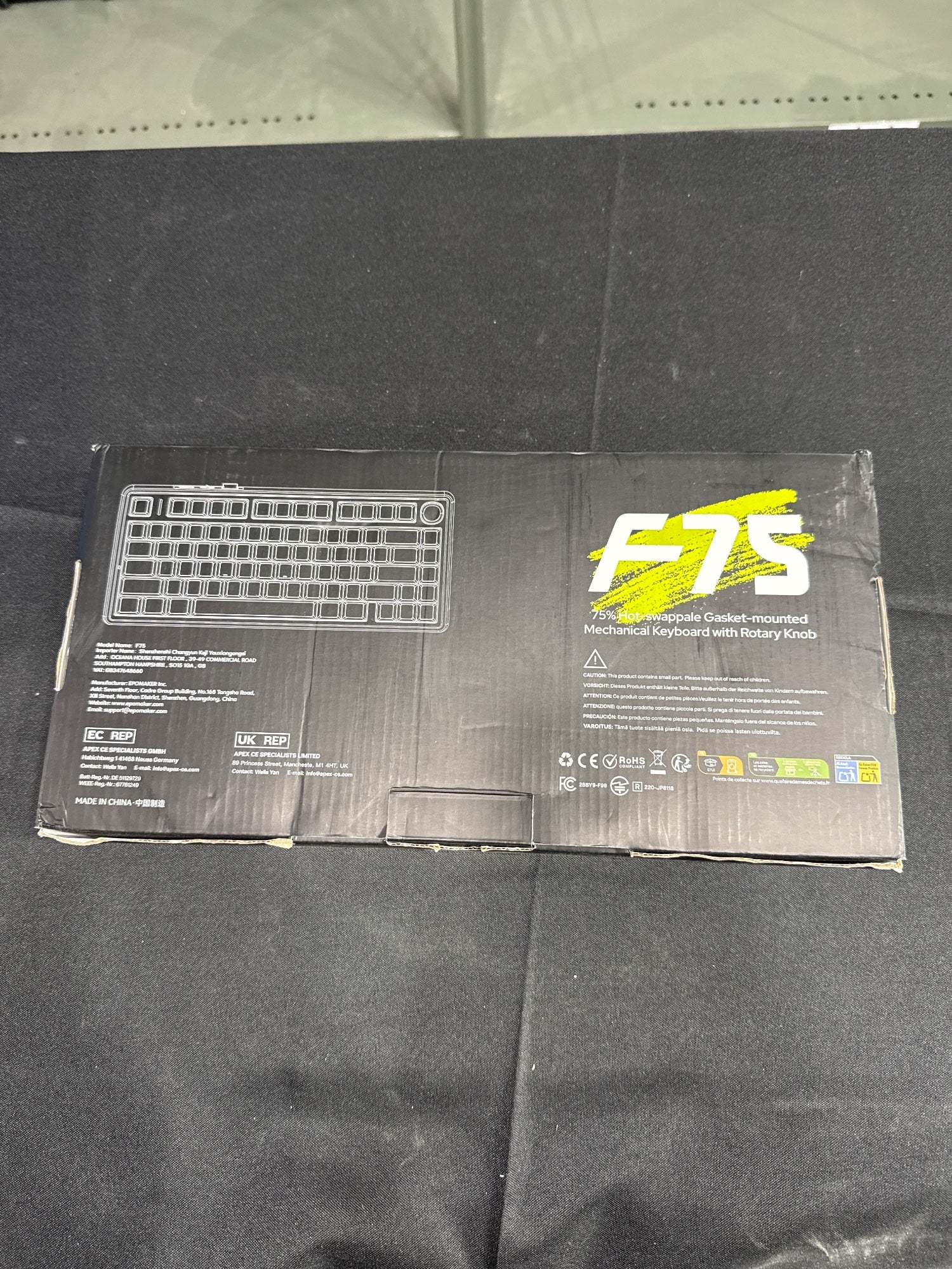 Epomaker x AULA F75 75% Hot-Swap Gasket Mechanical Keyboard Rotary