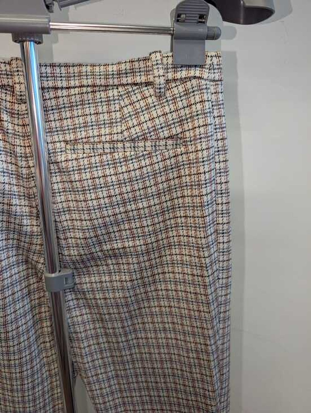 Theory Checked Trousers - Size 4