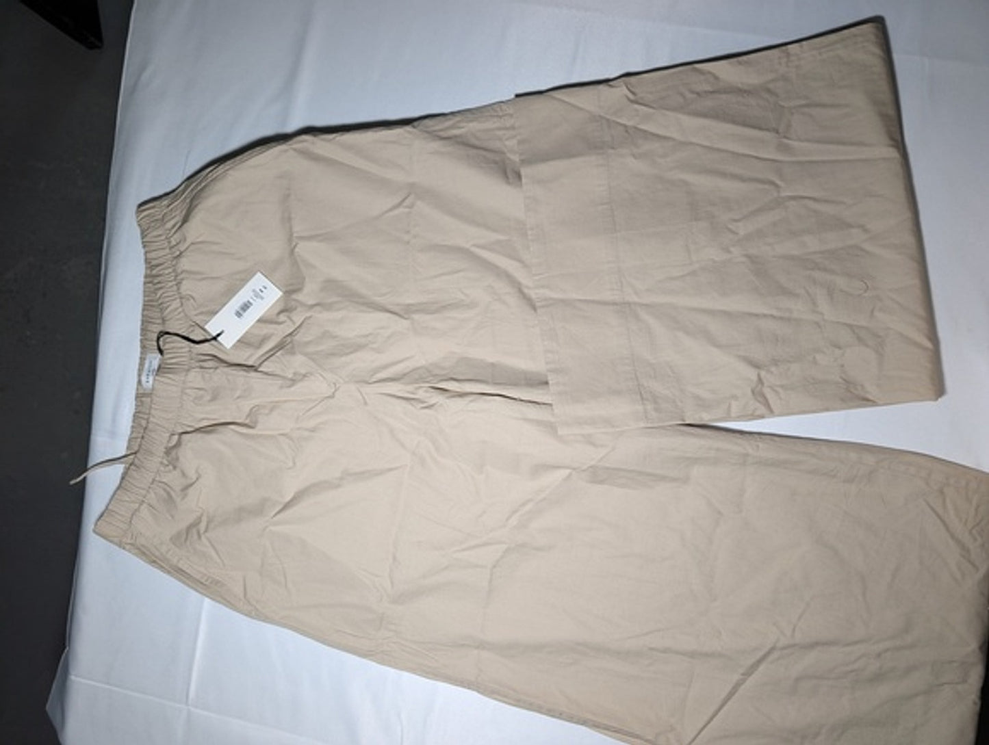 Babaton Wide Leg Beige Pants, Size M, New With Tags