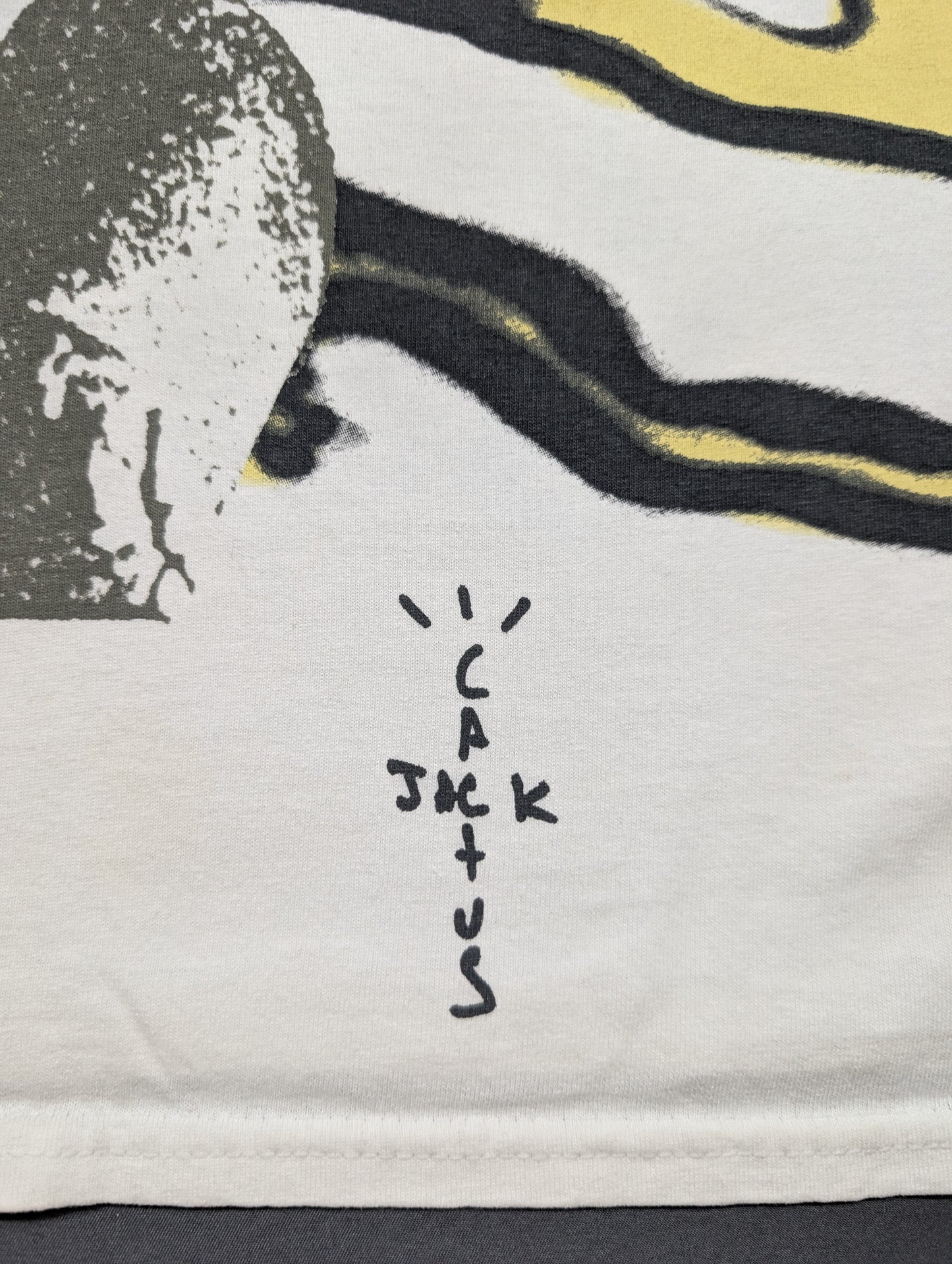 Cactus Jack KAWS XL Graphic T-Shirt White