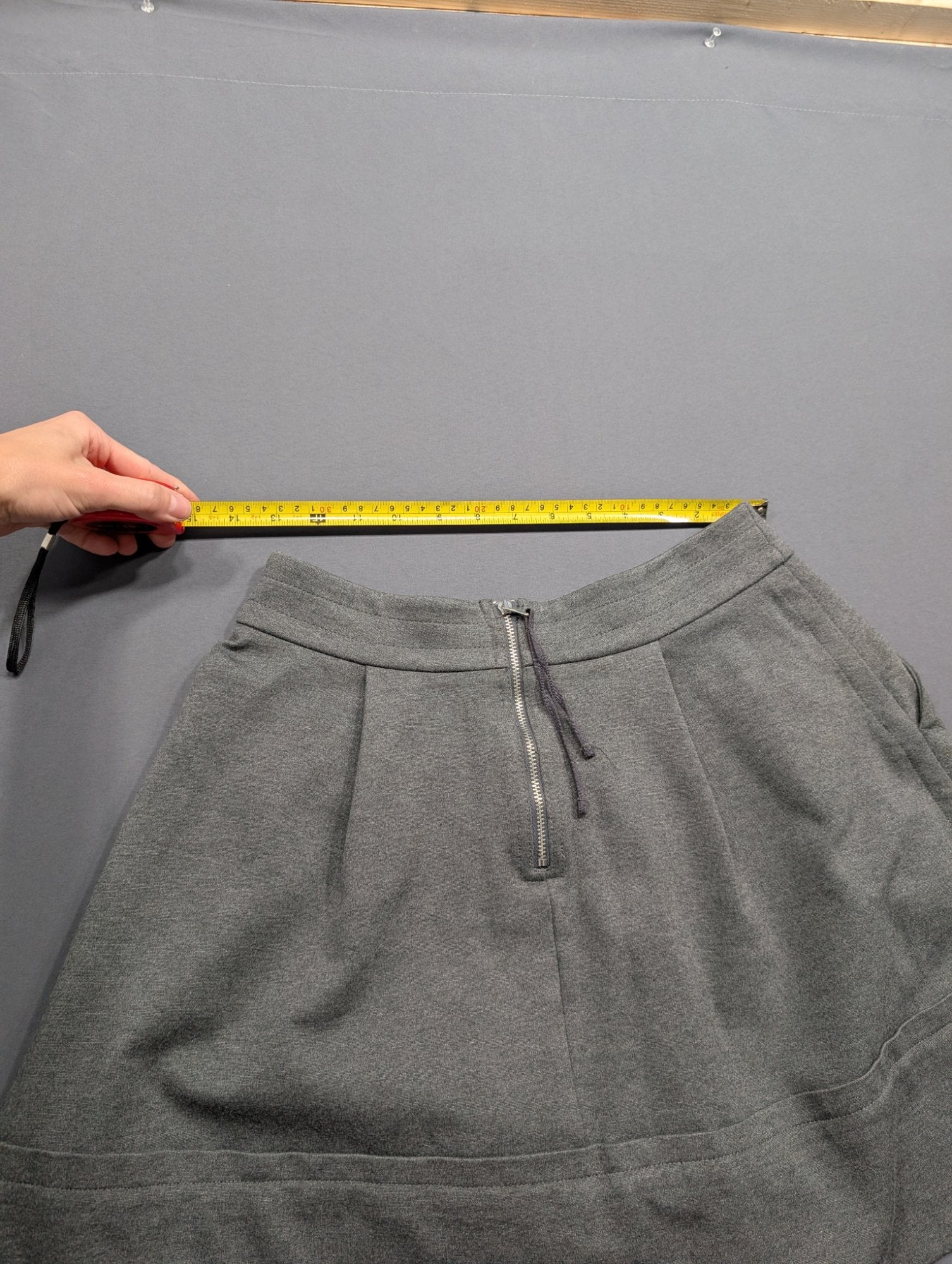 Marc by Marc Jacobs Gray Mini Skirt Size S Pleated A-Line