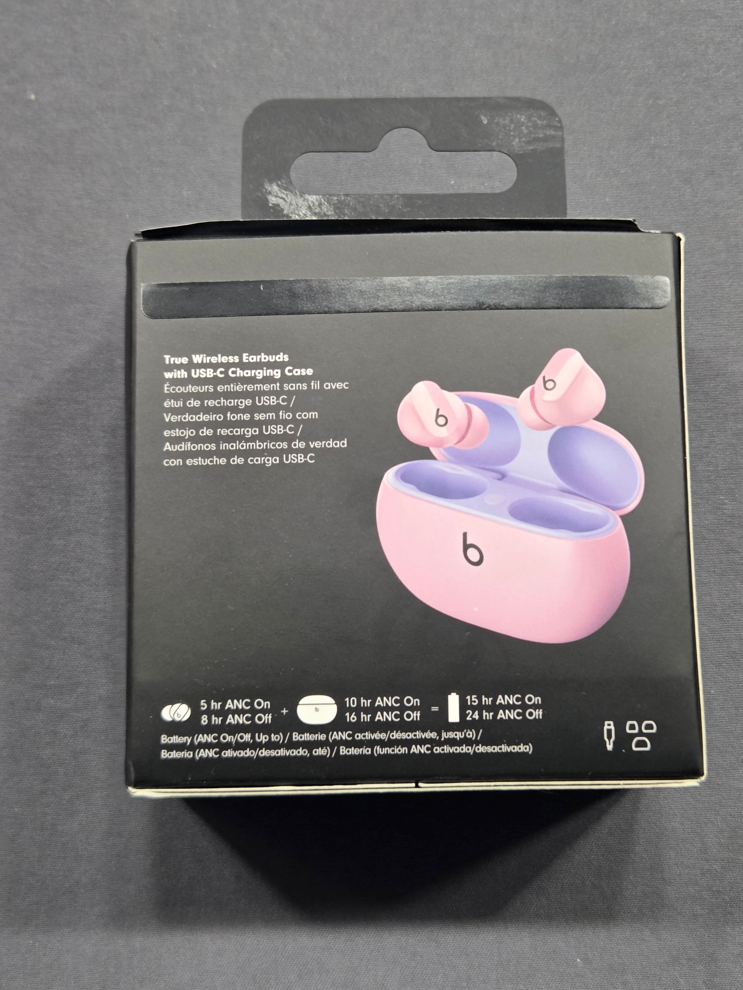 Beats Studio Buds Pink True Wireless ANC Earbuds USB-C Charging Case