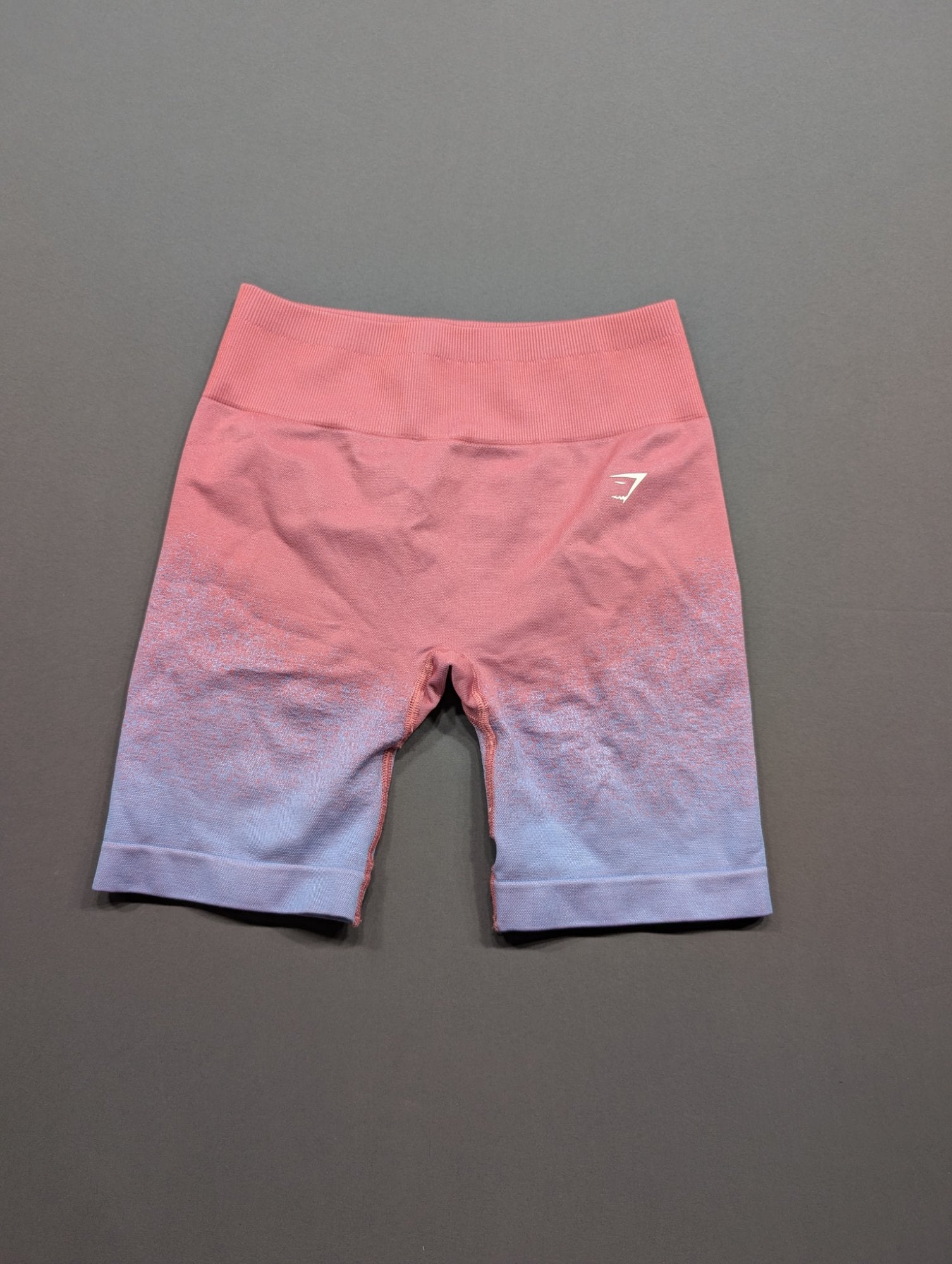 Gymshark Adapt Ombre Seamless Bike Shorts M Pink Purple Gradient