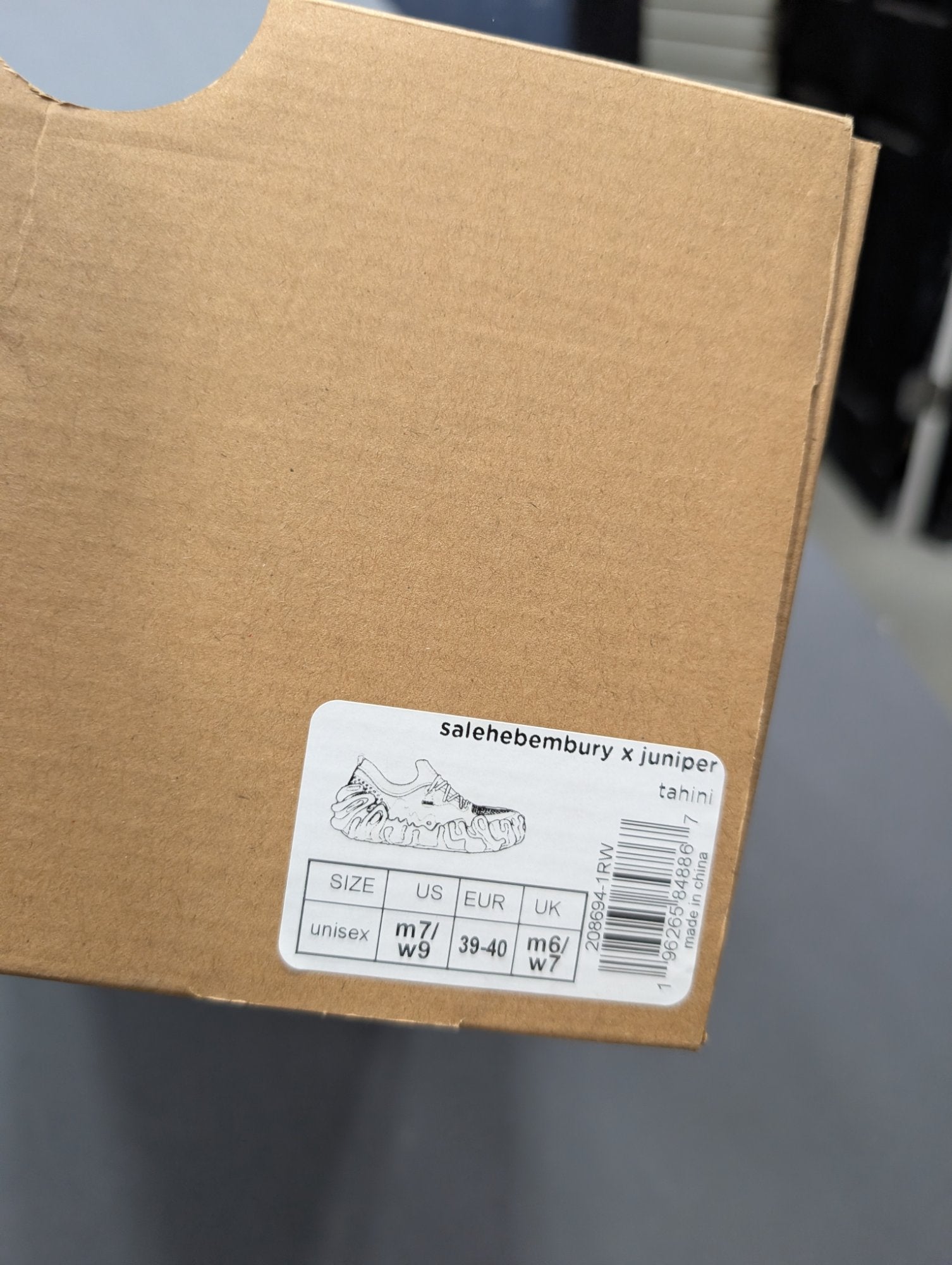Crocs Salehe Bembury x Juniper Sneaker Tahini Sz M7/W9 EU39-40